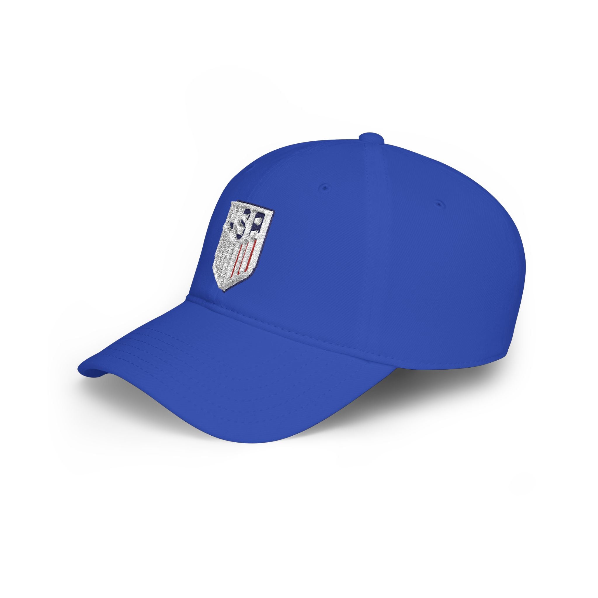 USA Shield Low Profile Baseball Cap – Patriotic Red Team Hat