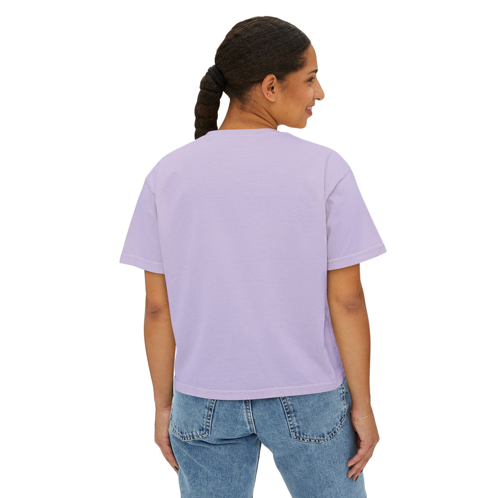 Boxy Tee — Retro Street Style Girl Graphic Shirt