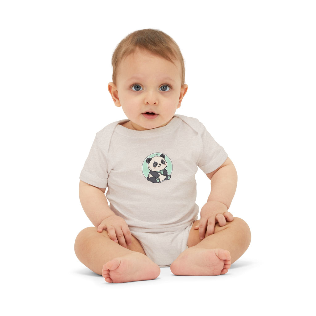 Panda Baby Onesie – Cute Infant Jersey One-Piece with Adorable Panda Graphic