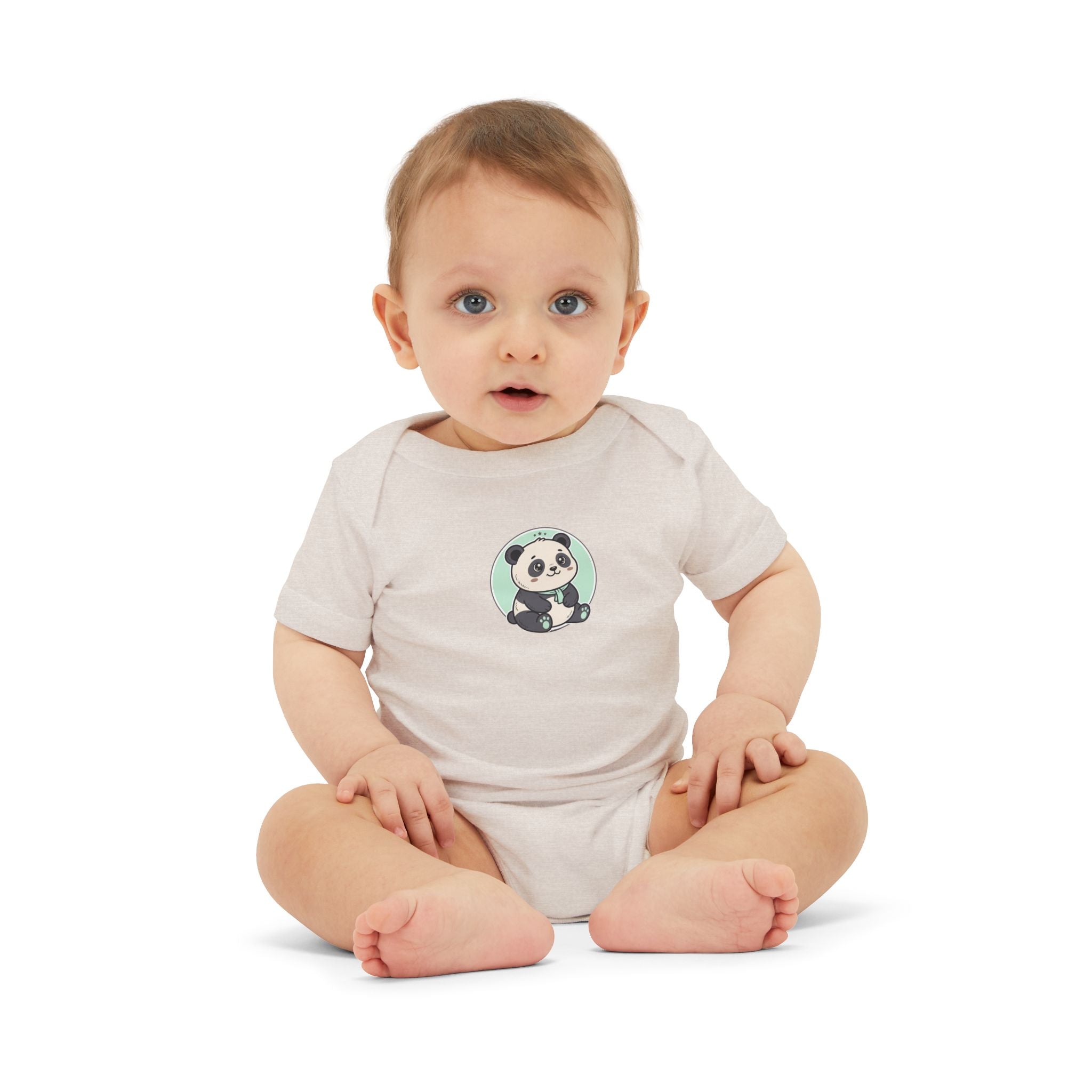 Panda Baby Onesie – Cute Infant Jersey One-Piece with Adorable Panda Graphic