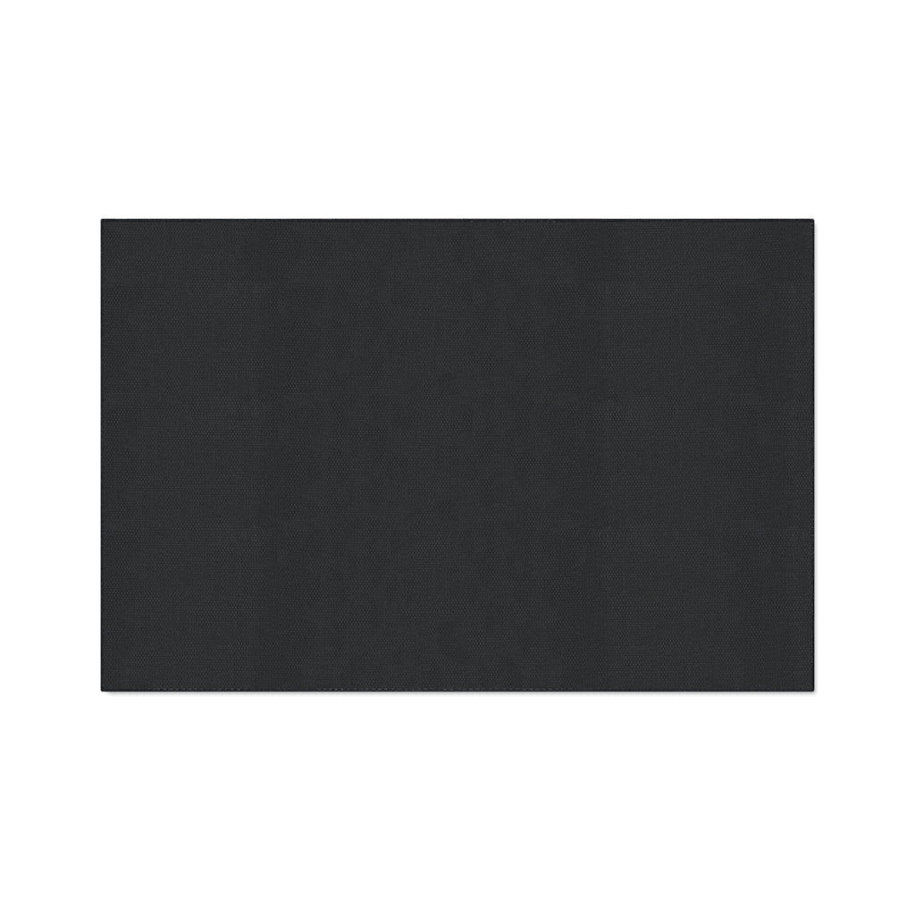 Moonlit Ocean Heavy Duty Floor Mat — Dramatic Black & White Seascape Door Mat