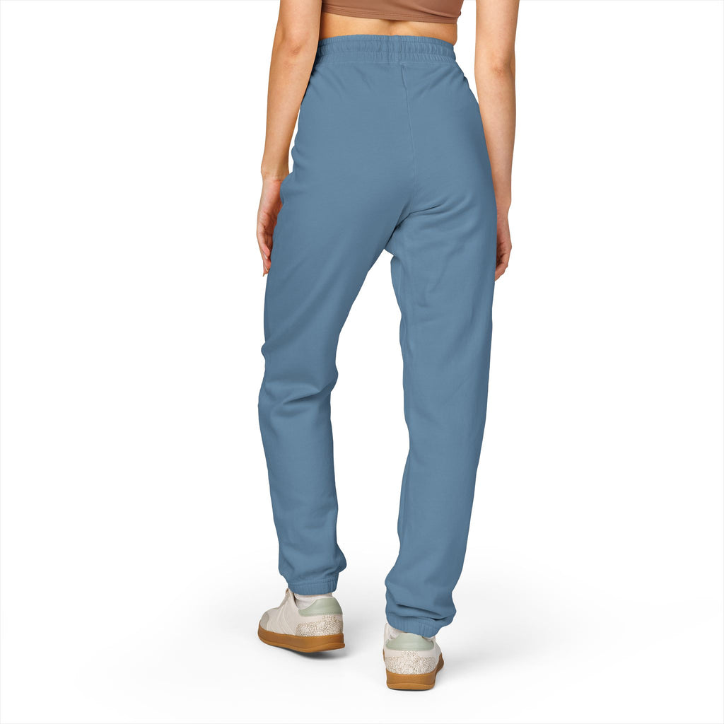 Embroidered Olive Fleece Sweatpants — Cozy Unisex Joggers