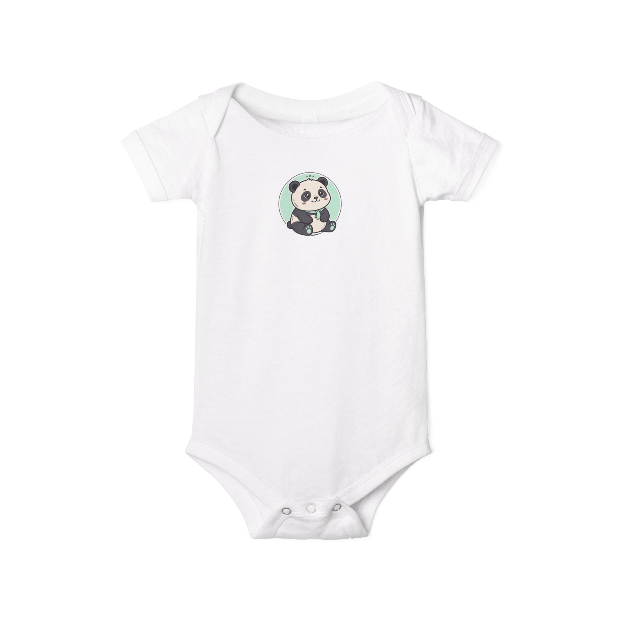 Panda Baby Onesie – Cute Infant Jersey One-Piece with Adorable Panda Graphic