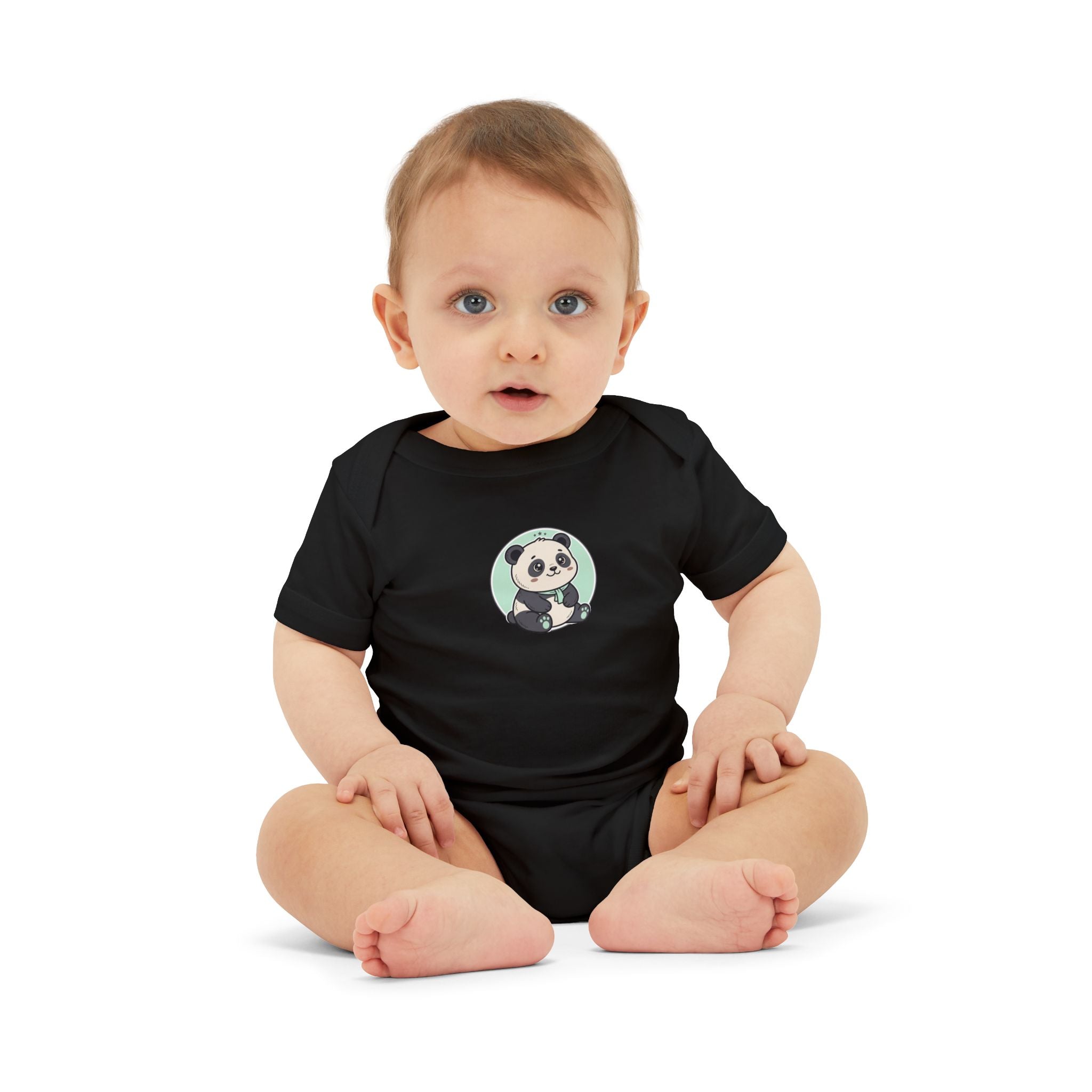 Panda Baby Onesie – Cute Infant Jersey One-Piece with Adorable Panda Graphic
