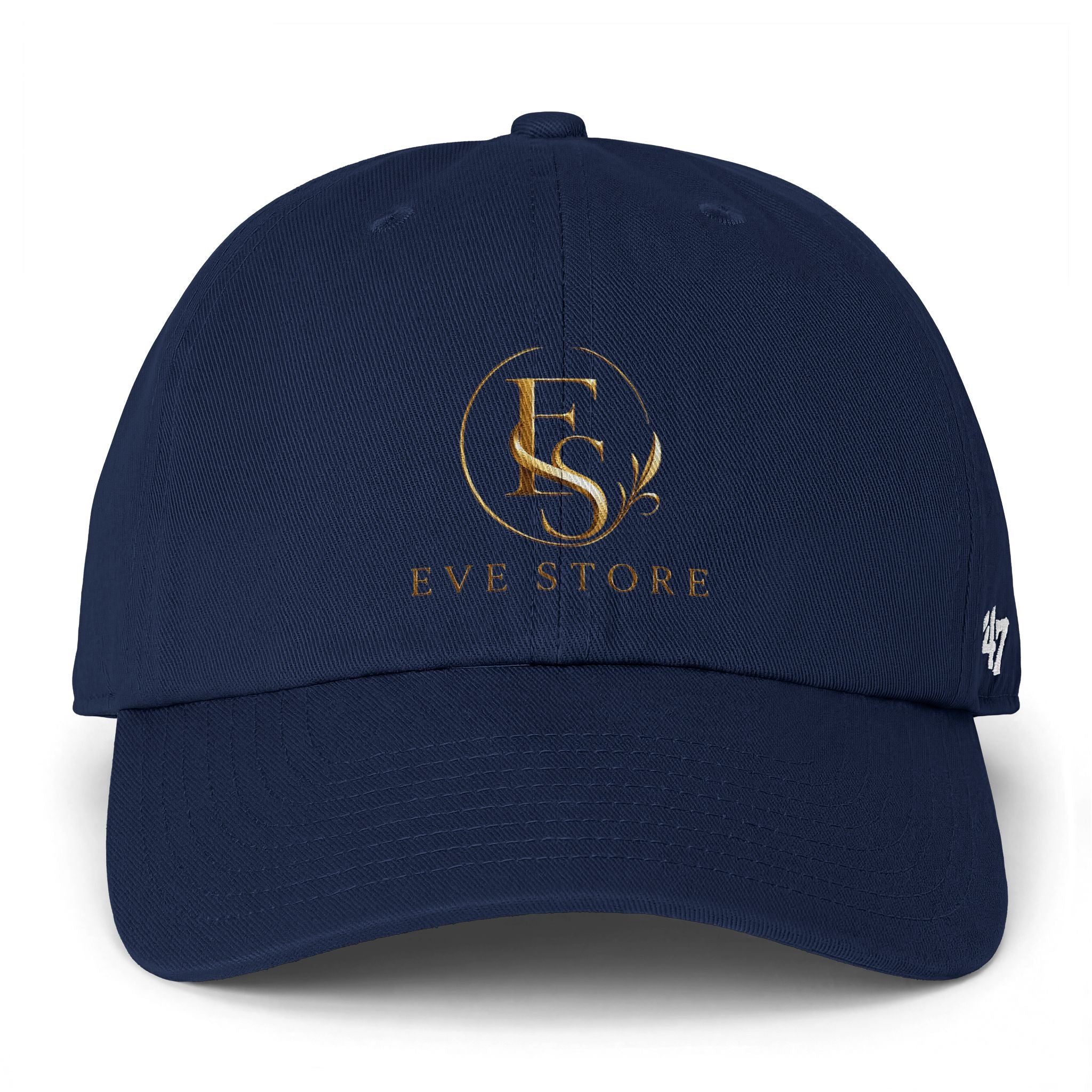 Eve Store Embroidered Logo Cap — Classic Clean-Up Baseball Hat