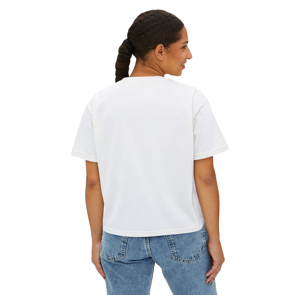 Boxy Tee — Retro Street Style Girl Graphic Shirt