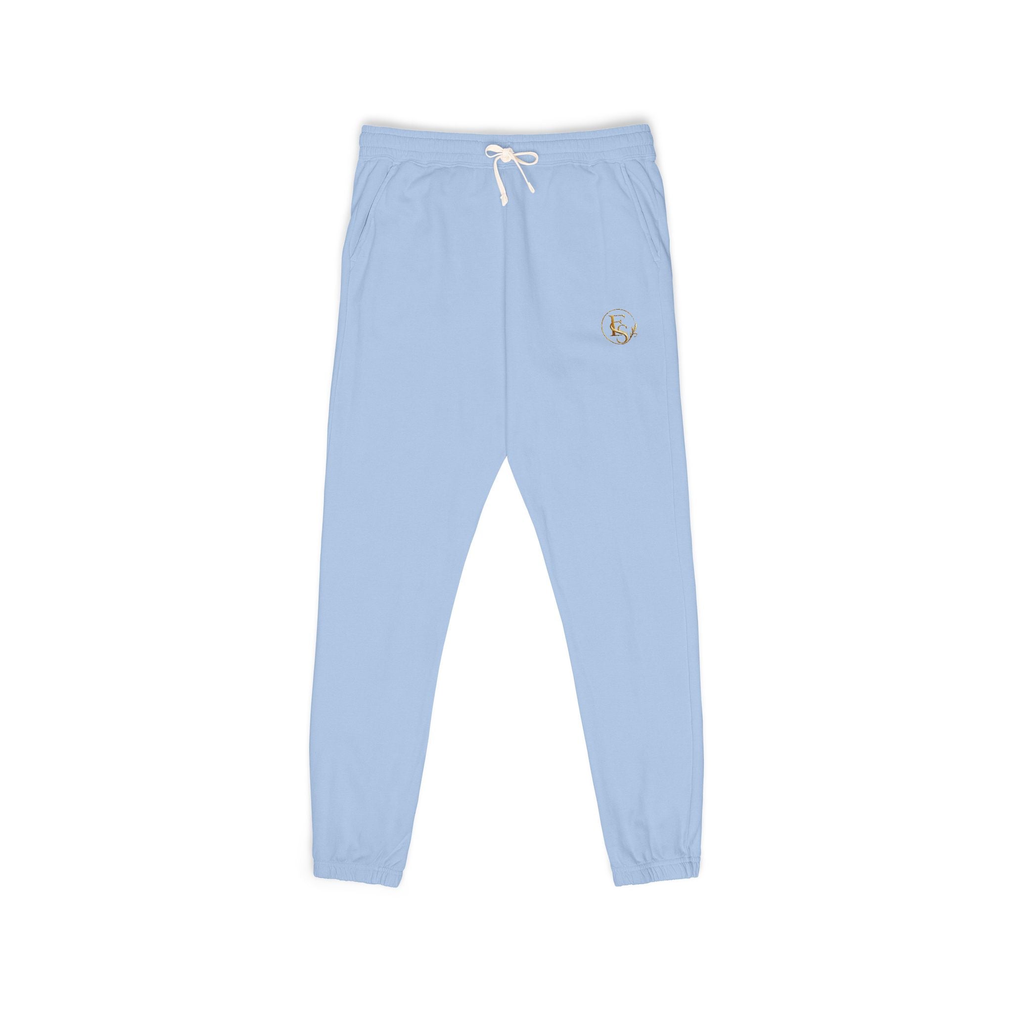 Embroidered Olive Fleece Sweatpants — Cozy Unisex Joggers