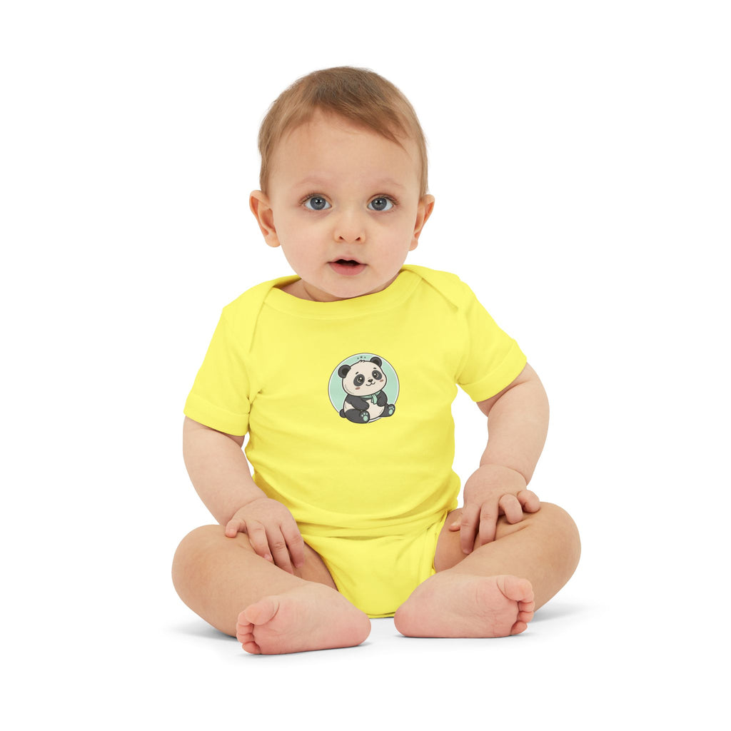 Panda Baby Onesie – Cute Infant Jersey One-Piece with Adorable Panda Graphic