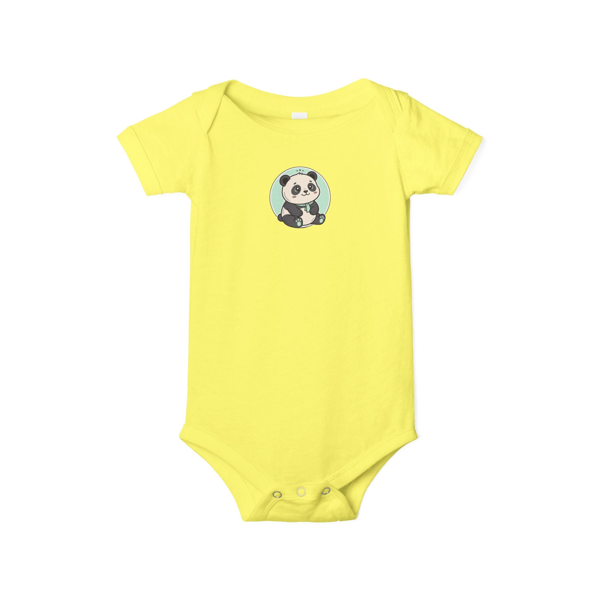 Panda Baby Onesie – Cute Infant Jersey One-Piece with Adorable Panda Graphic