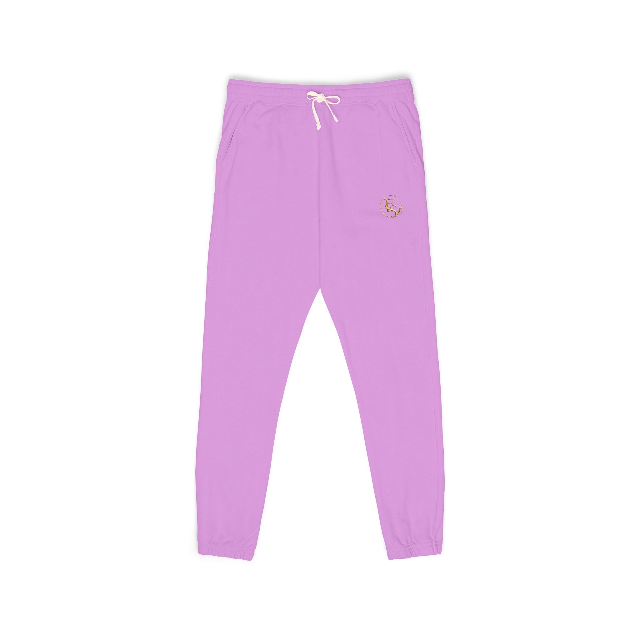Embroidered Olive Fleece Sweatpants — Cozy Unisex Joggers