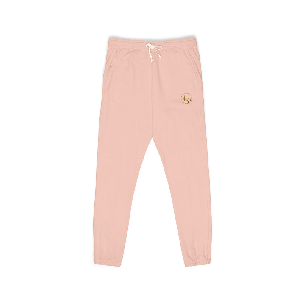 Embroidered Olive Fleece Sweatpants — Cozy Unisex Joggers
