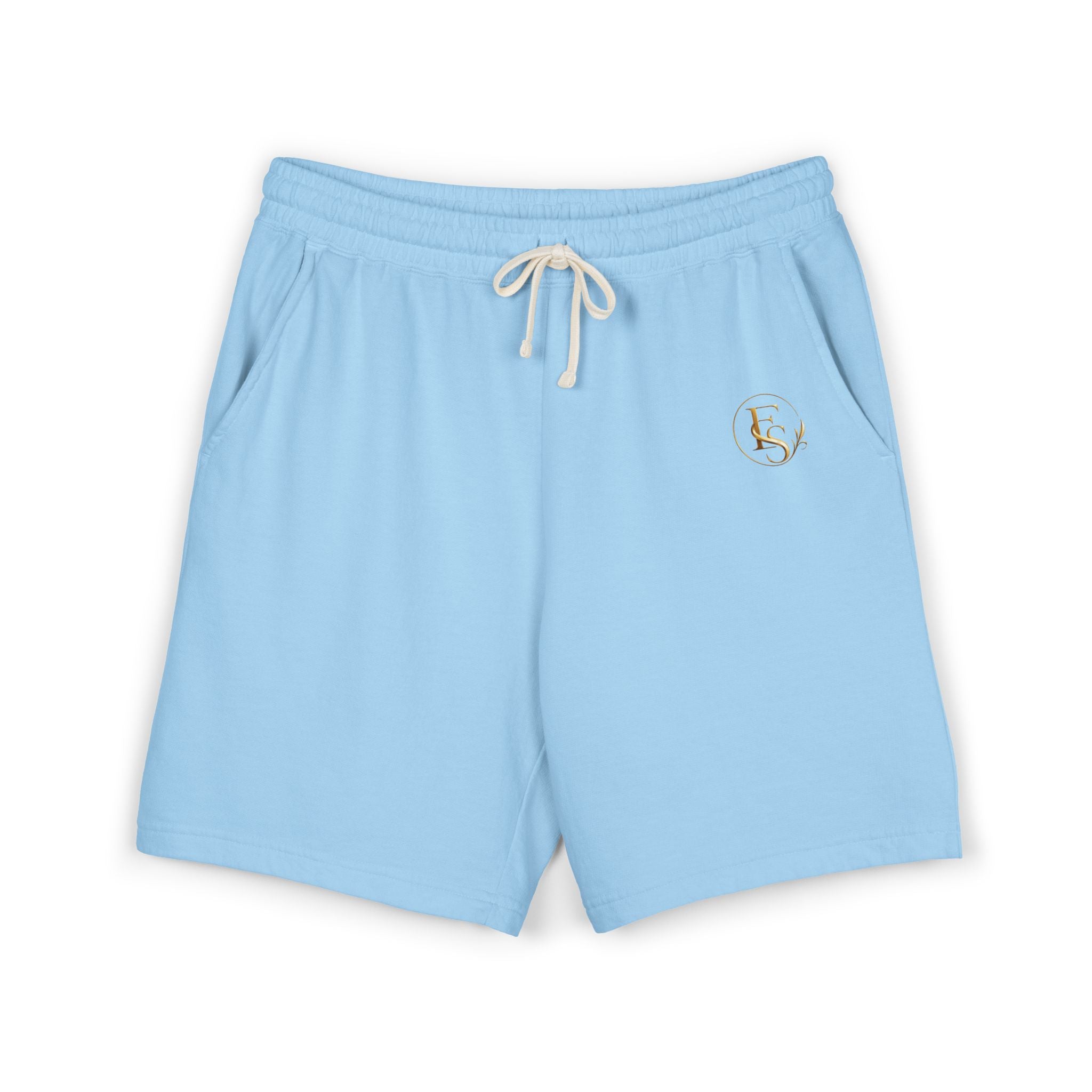 Lightweight Fleece Sweat Shorts — Garment-Dyed Casual Lounge Shorts