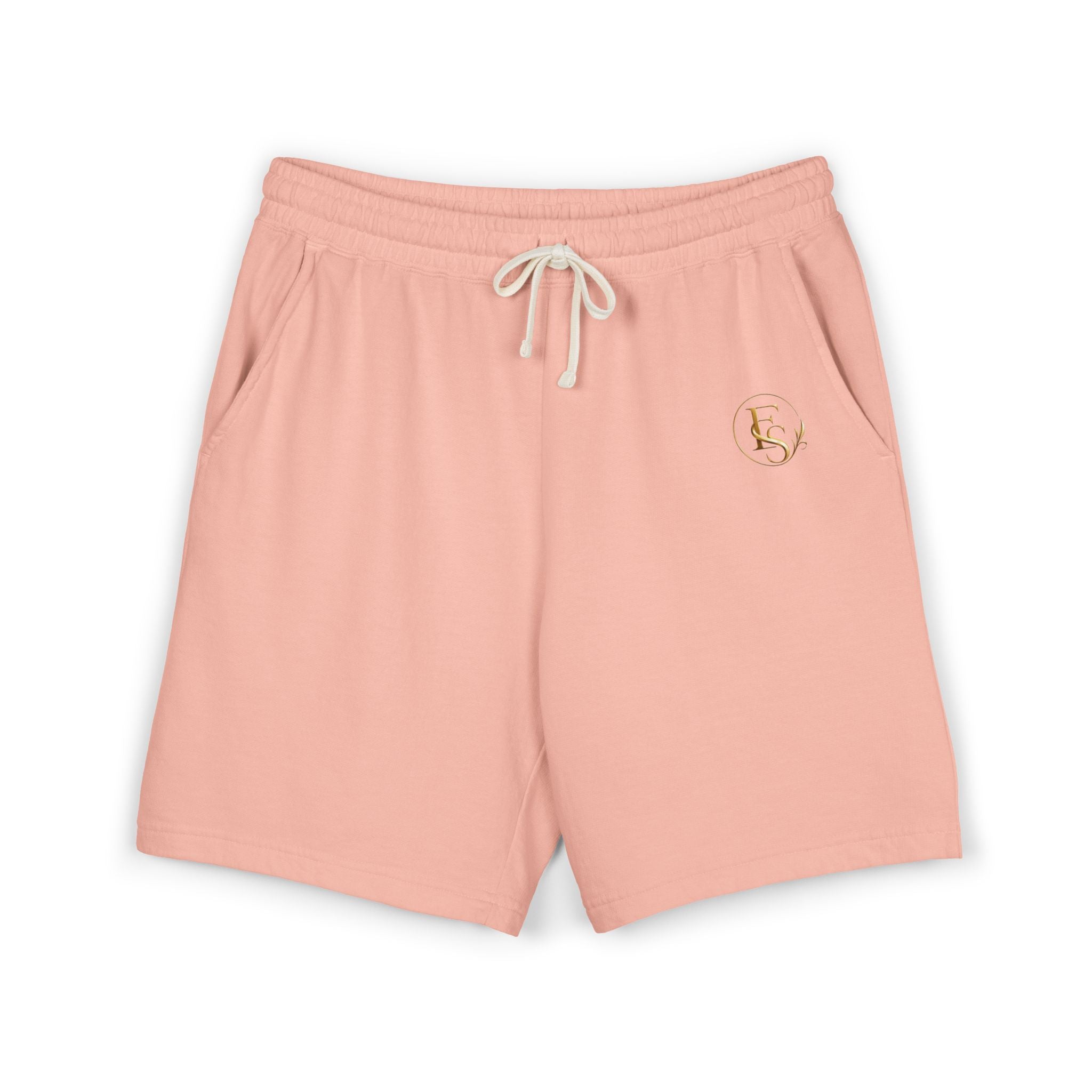 Lightweight Fleece Sweat Shorts — Garment-Dyed Casual Lounge Shorts