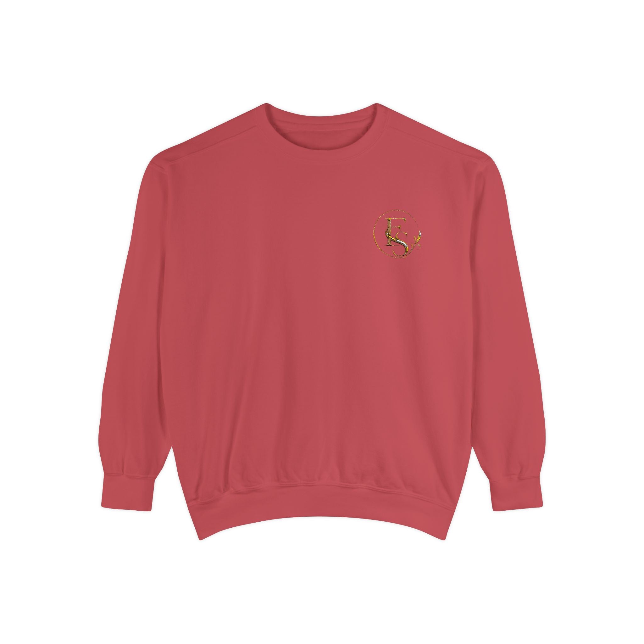 Gold Floral Initials Sweatshirt