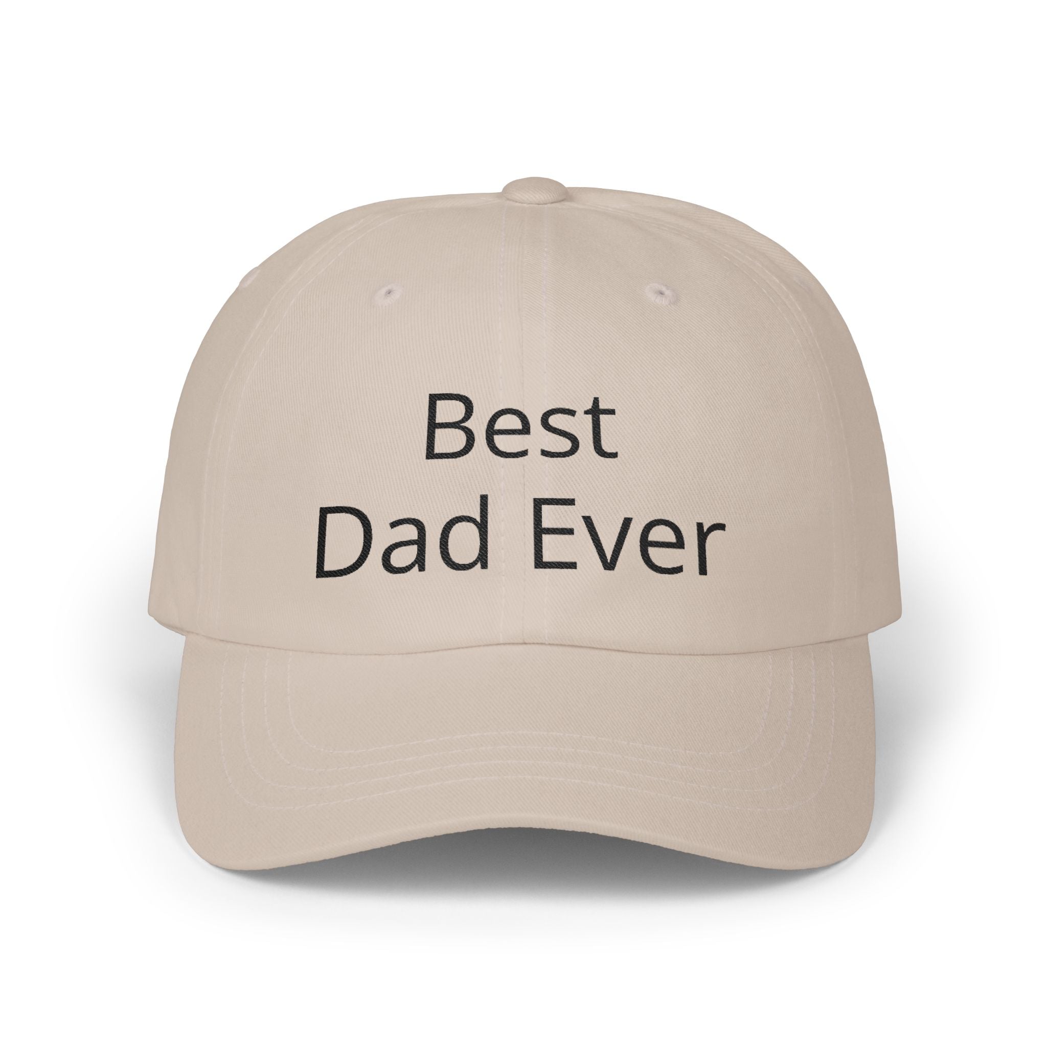 Best Dad Ever Embroidered Dad Cap — "I love you papa" Back Hat