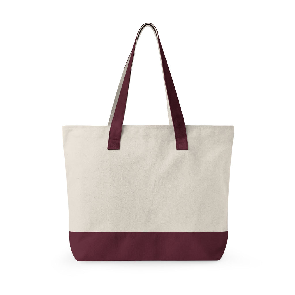 Canvas Tote Bag — Colorful Cartoon Sea Creature Design