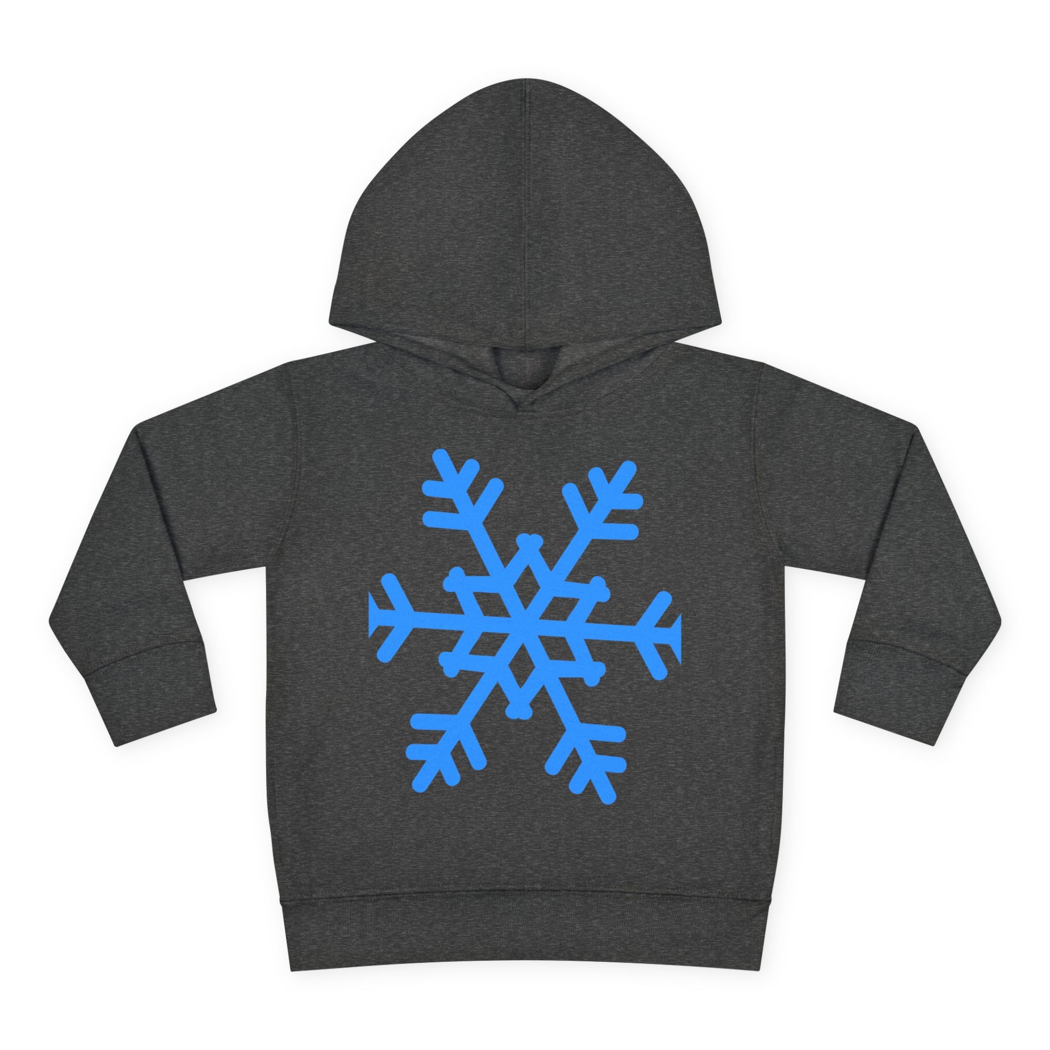 Toddler Snowflake Hoodie – Blue Winter Pullover for Kids