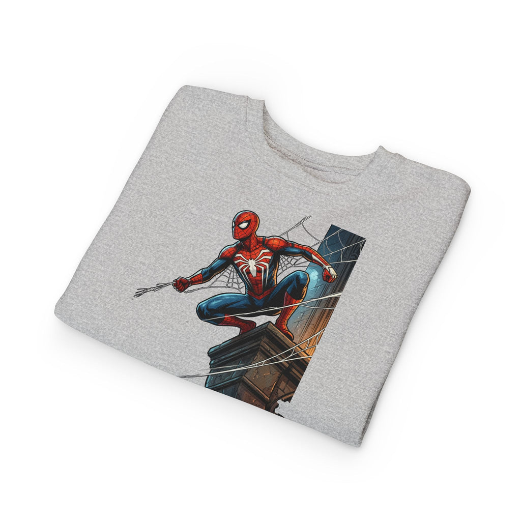 Toddler Sweatshirt — Superhero Web-Swinging Graphic Pullover