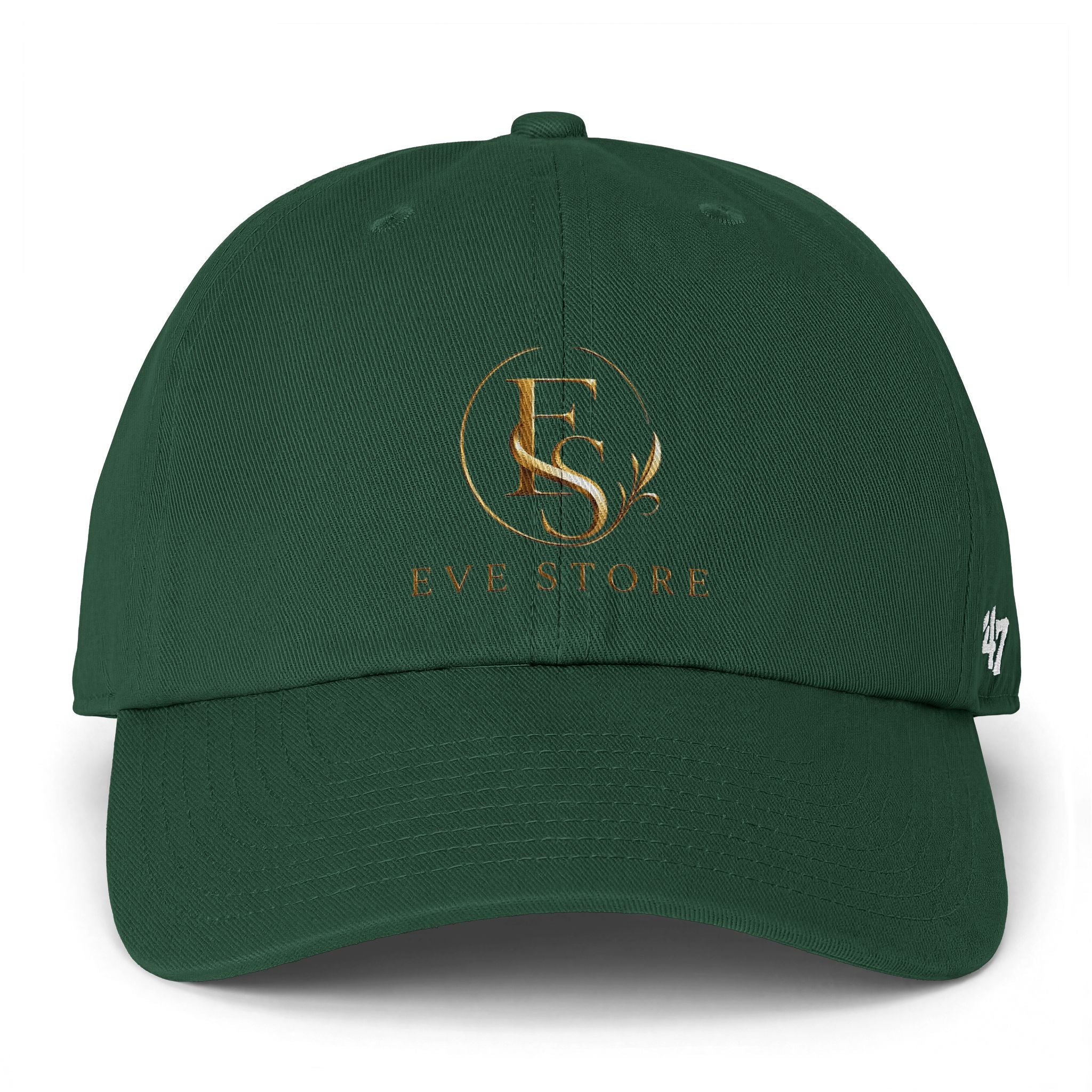 Eve Store Embroidered Logo Cap — Classic Clean-Up Baseball Hat