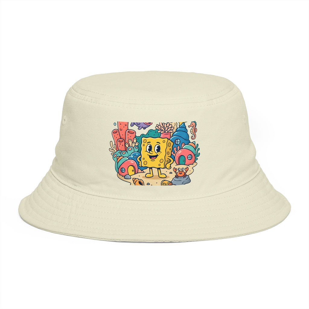 SpongeBob SquarePants Sea Friends Bucket Hat — Cute Cartoon SpongeBob Beach Hat