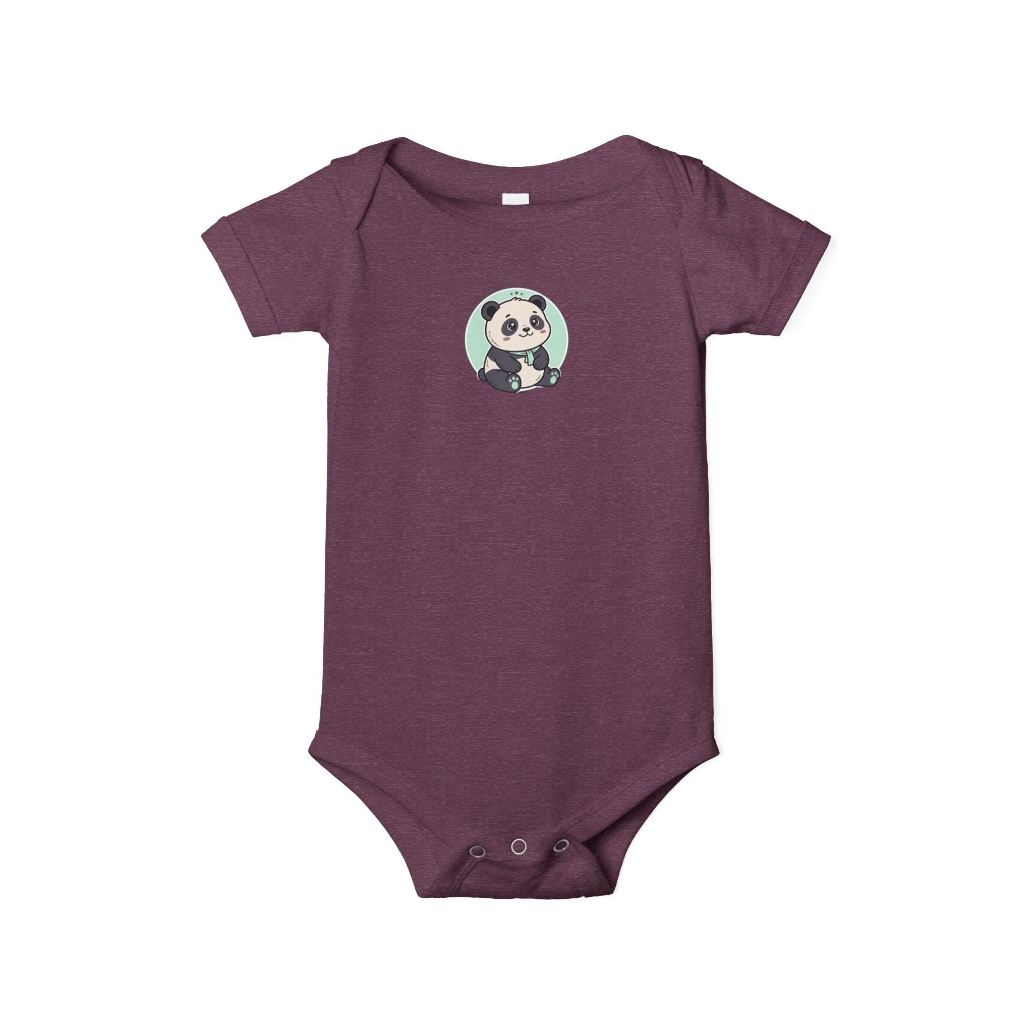 Panda Baby Onesie – Cute Infant Jersey One-Piece with Adorable Panda Graphic