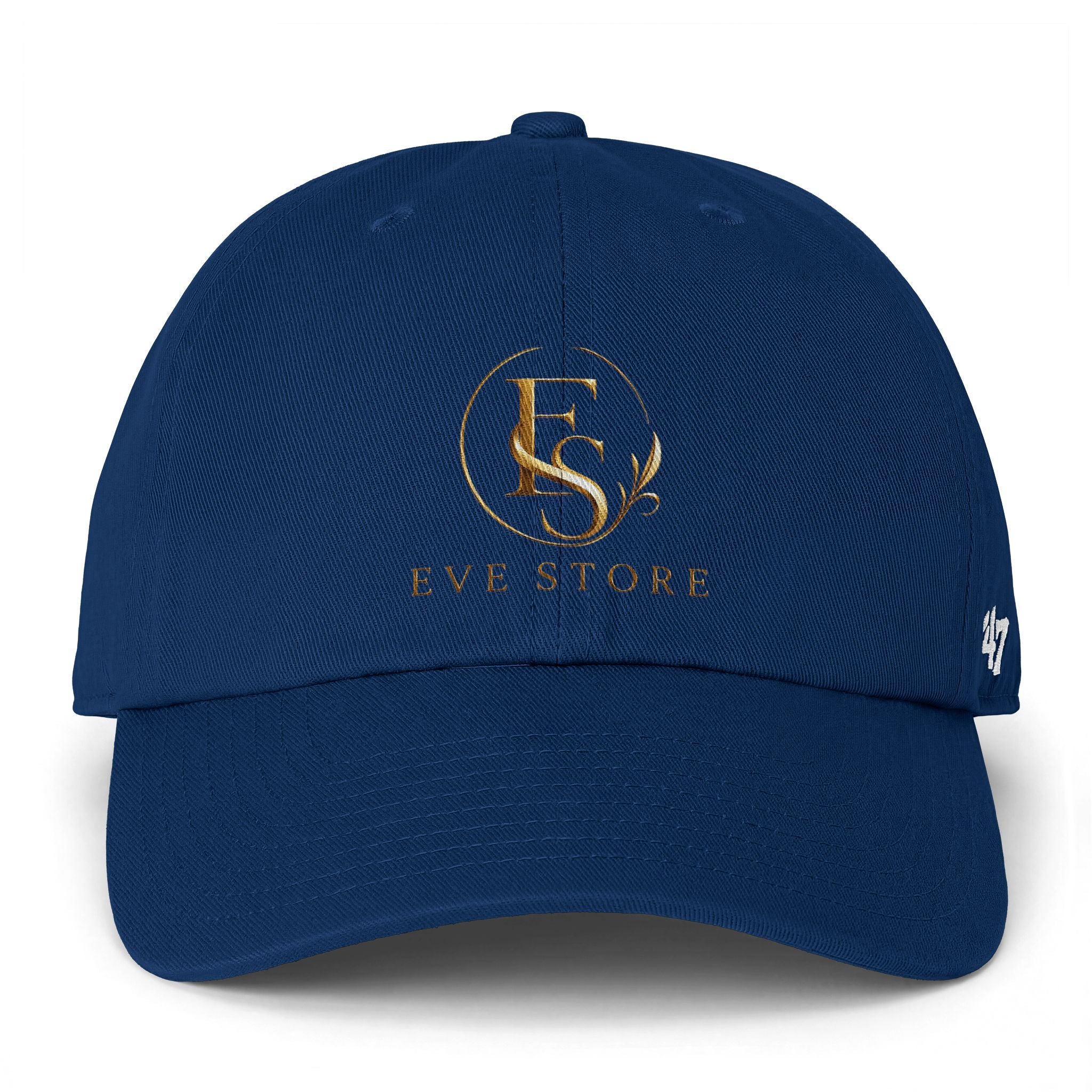 Eve Store Embroidered Logo Cap — Classic Clean-Up Baseball Hat