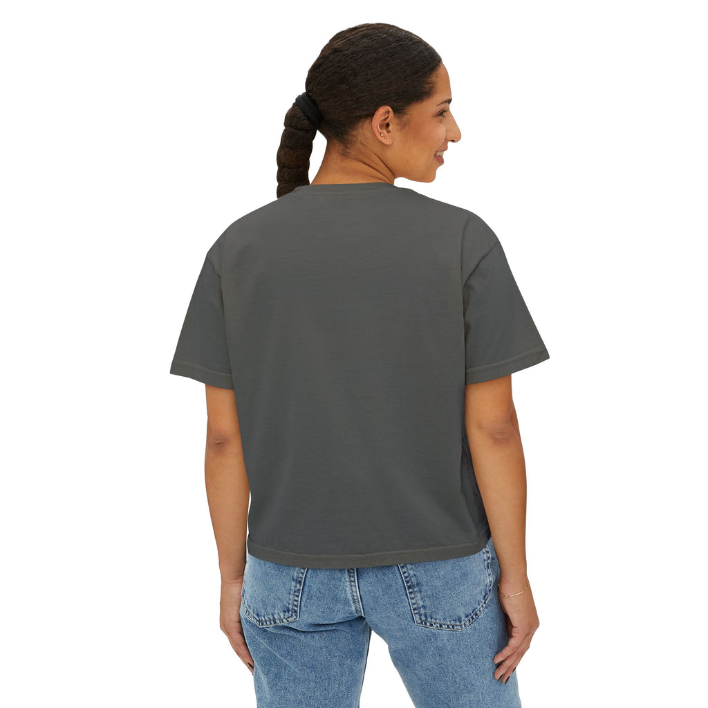 Boxy Tee — Retro Street Style Girl Graphic Shirt