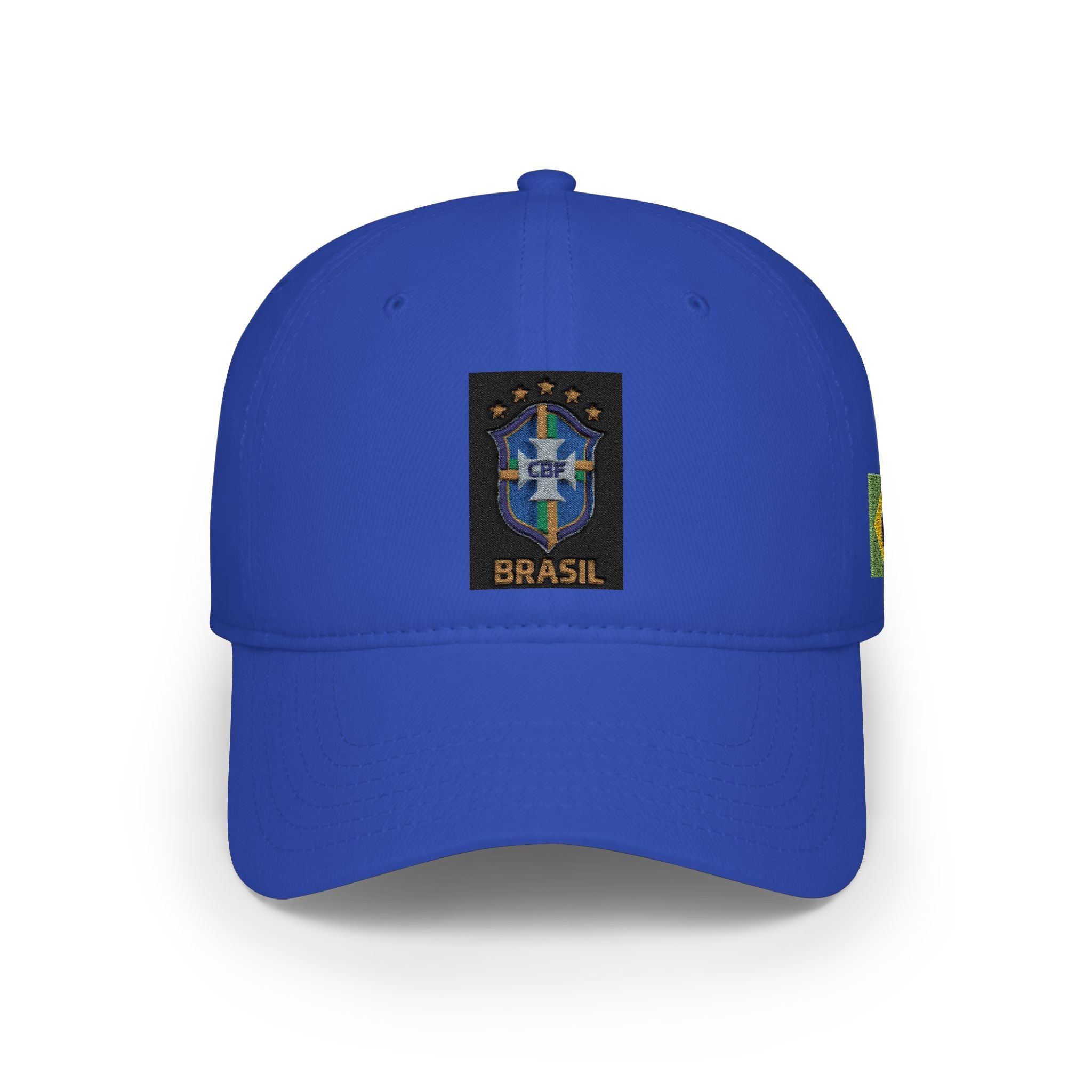 Brazil Crest Baseball Cap - Low Profile Hat with BRASIL Patch