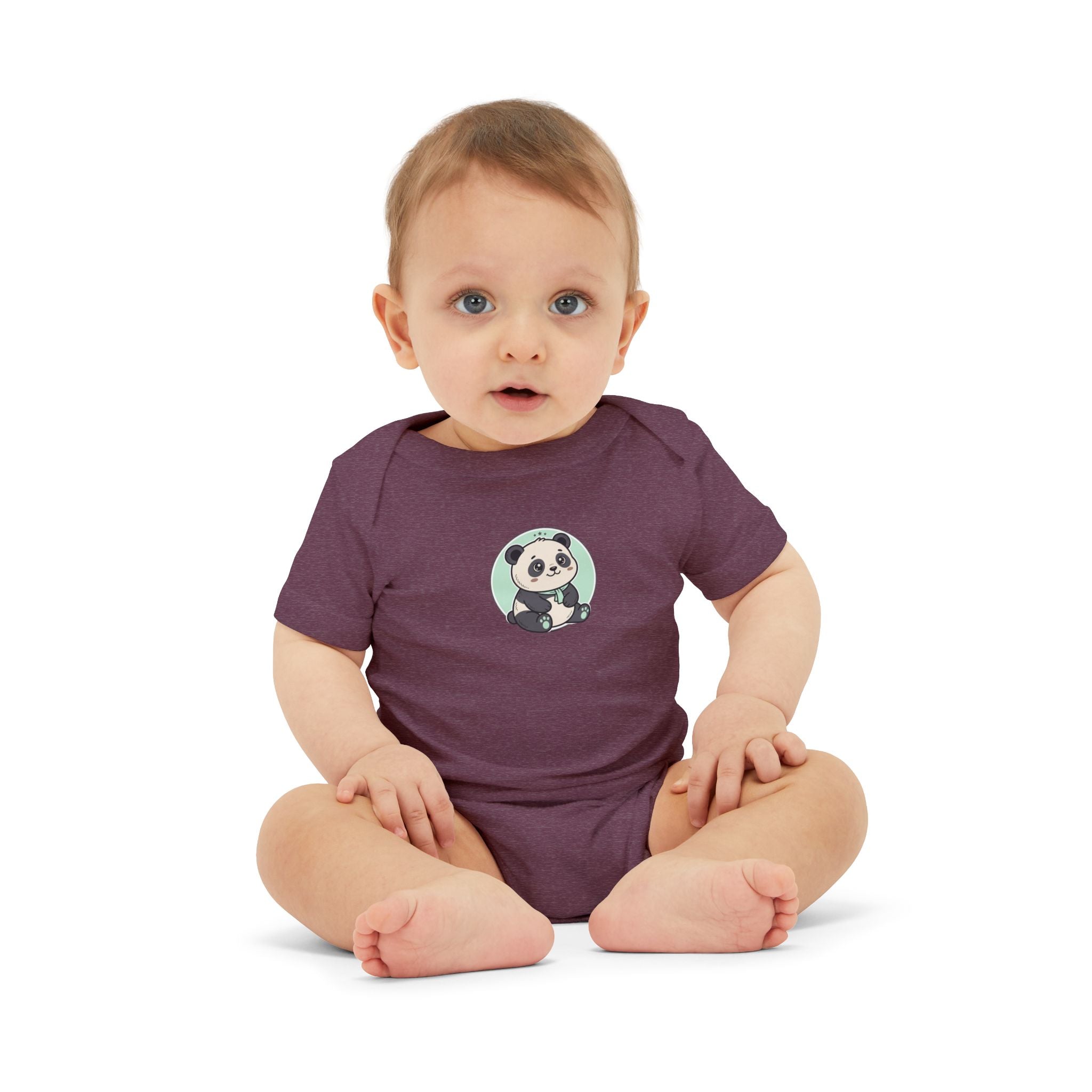 Panda Baby Onesie – Cute Infant Jersey One-Piece with Adorable Panda Graphic
