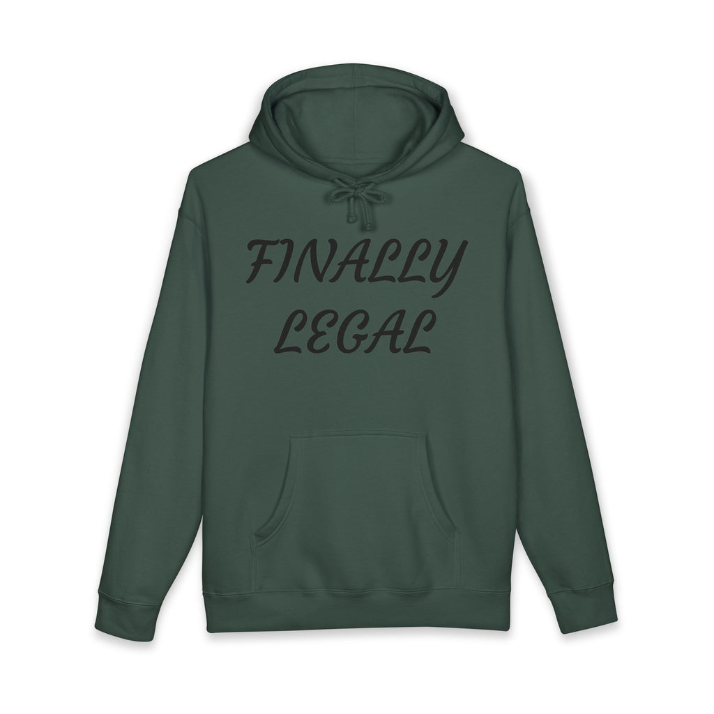 Hoodie — "Finally Legal"  Birthday Celebration Sweatshirt