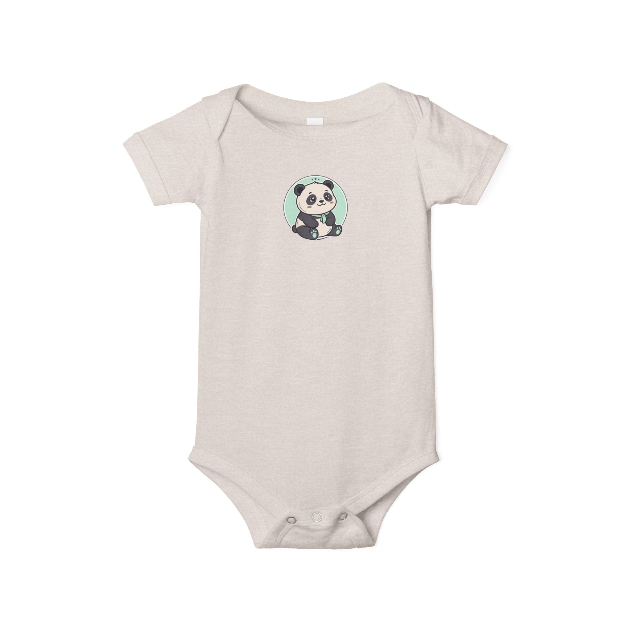 Panda Baby Onesie – Cute Infant Jersey One-Piece with Adorable Panda Graphic