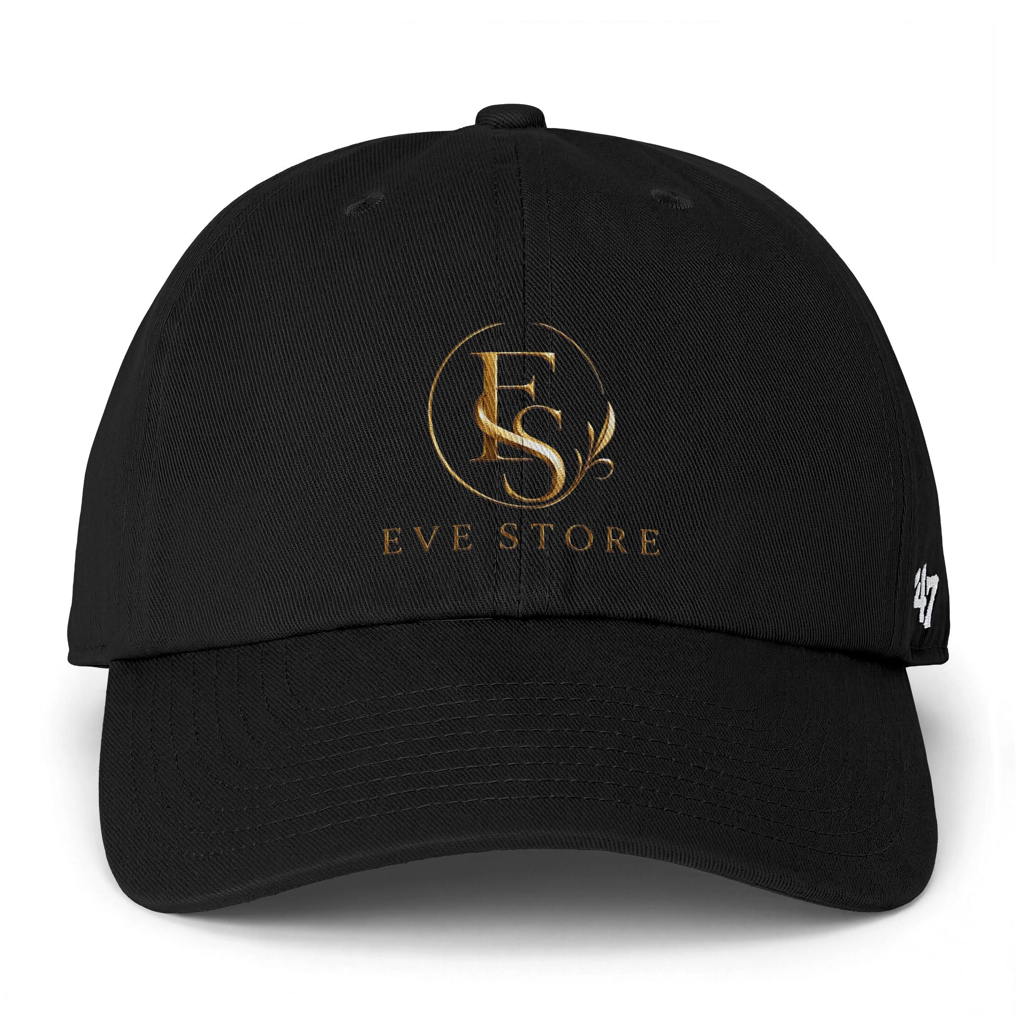 Eve Store Embroidered Logo Cap — Classic Clean-Up Baseball Hat