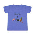 Toddler T-Shirt — "Martin is Two" Pineapple & Flamingo 2nd Birthday Tee