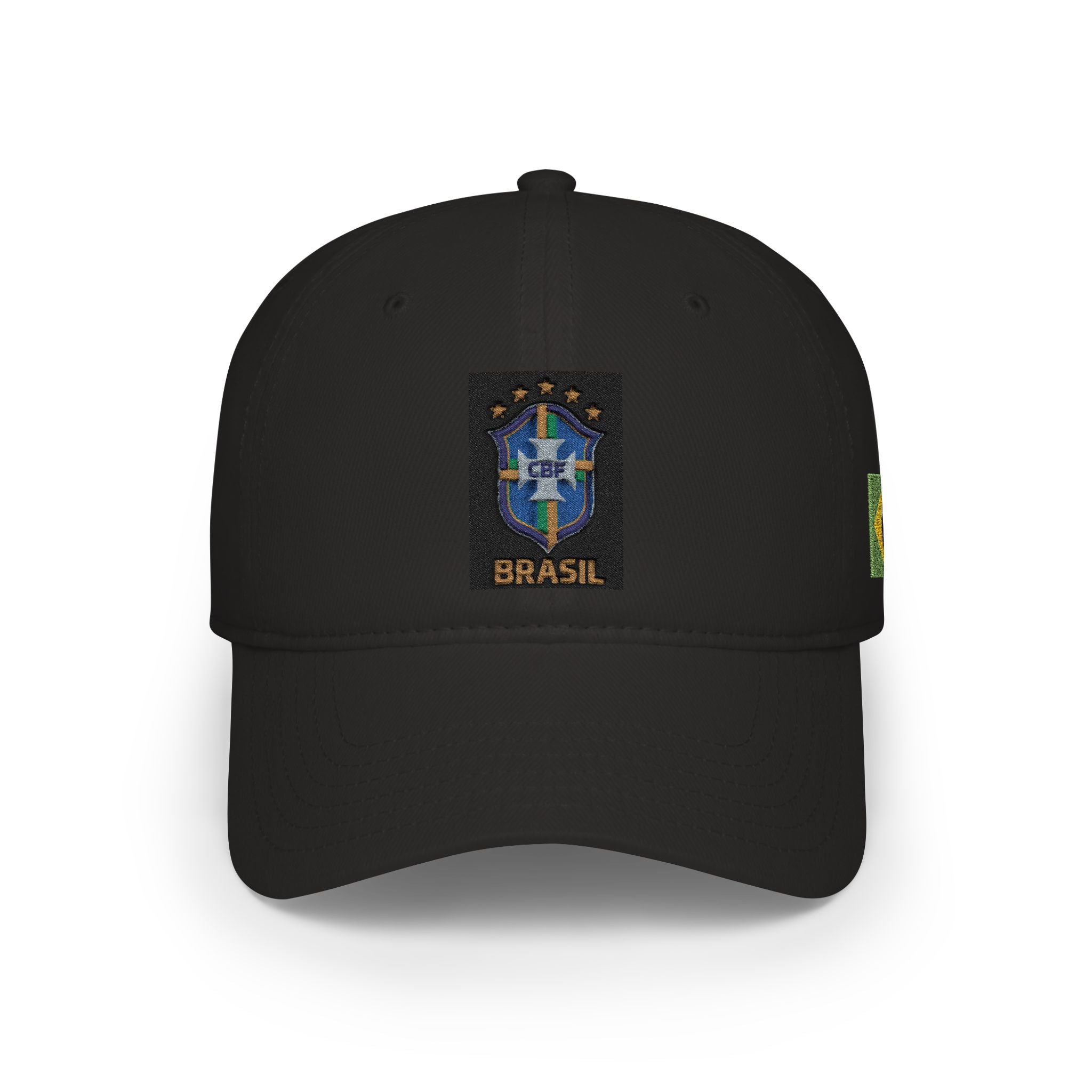 Brazil Crest Baseball Cap - Low Profile Hat with BRASIL Patch