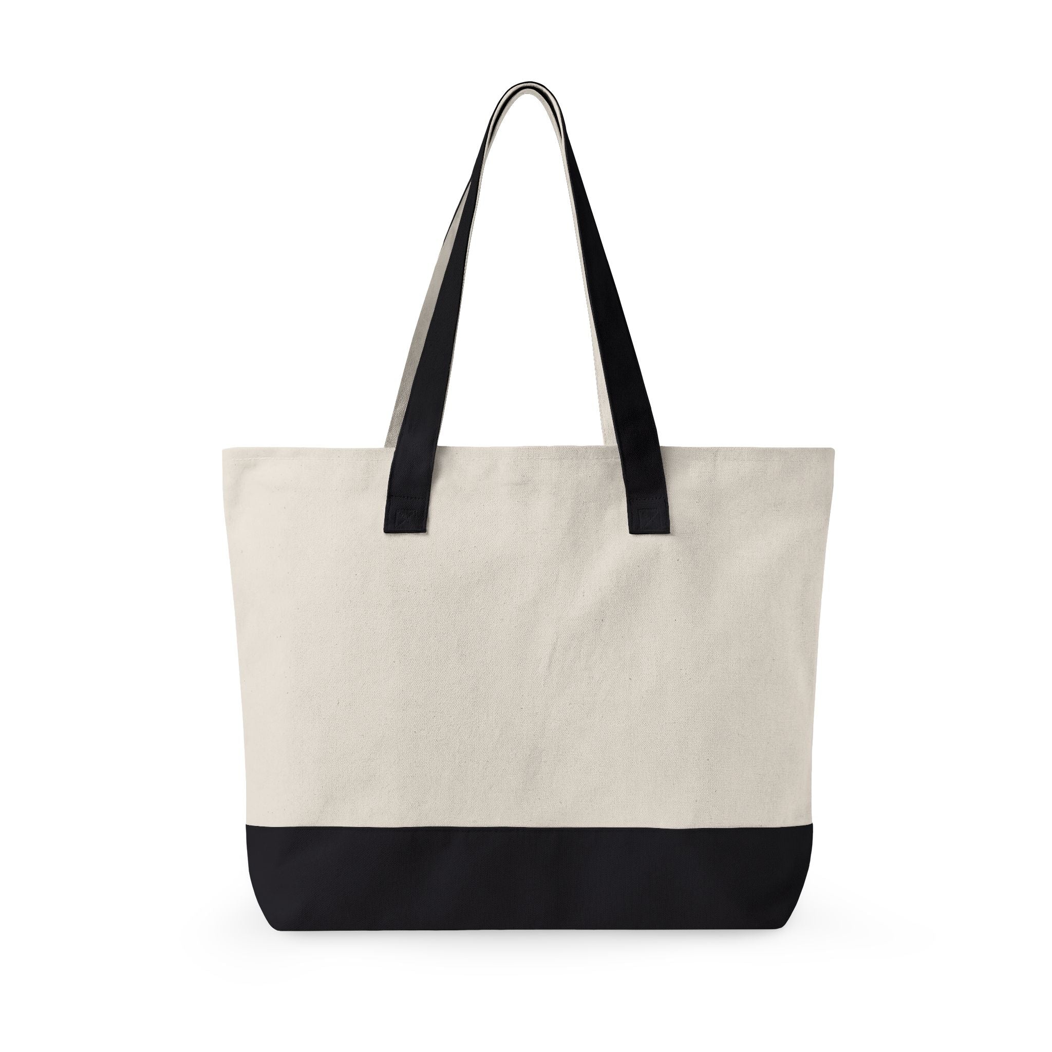 Canvas Tote Bag — Colorful Cartoon Sea Creature Design