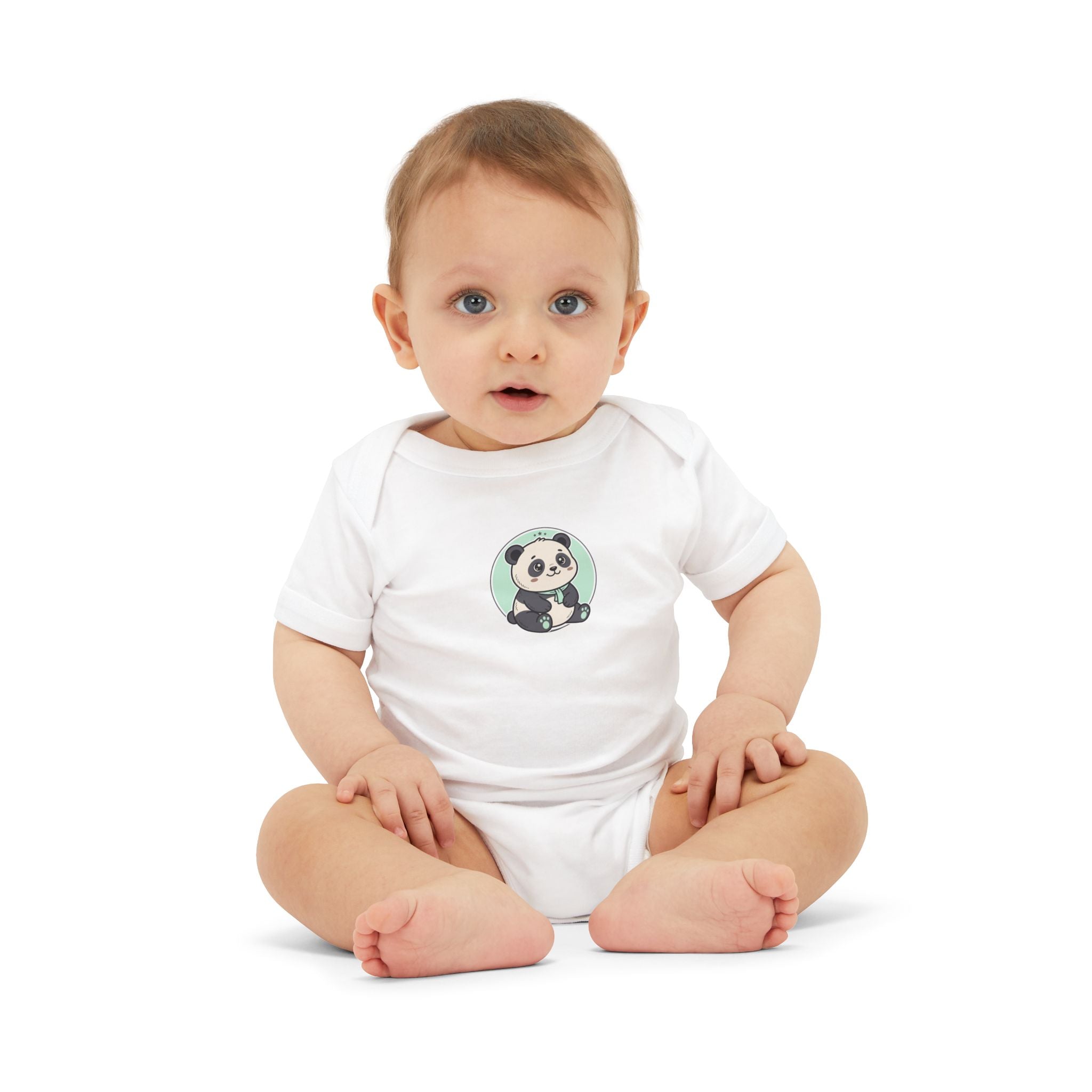 Panda Baby Onesie – Cute Infant Jersey One-Piece with Adorable Panda Graphic