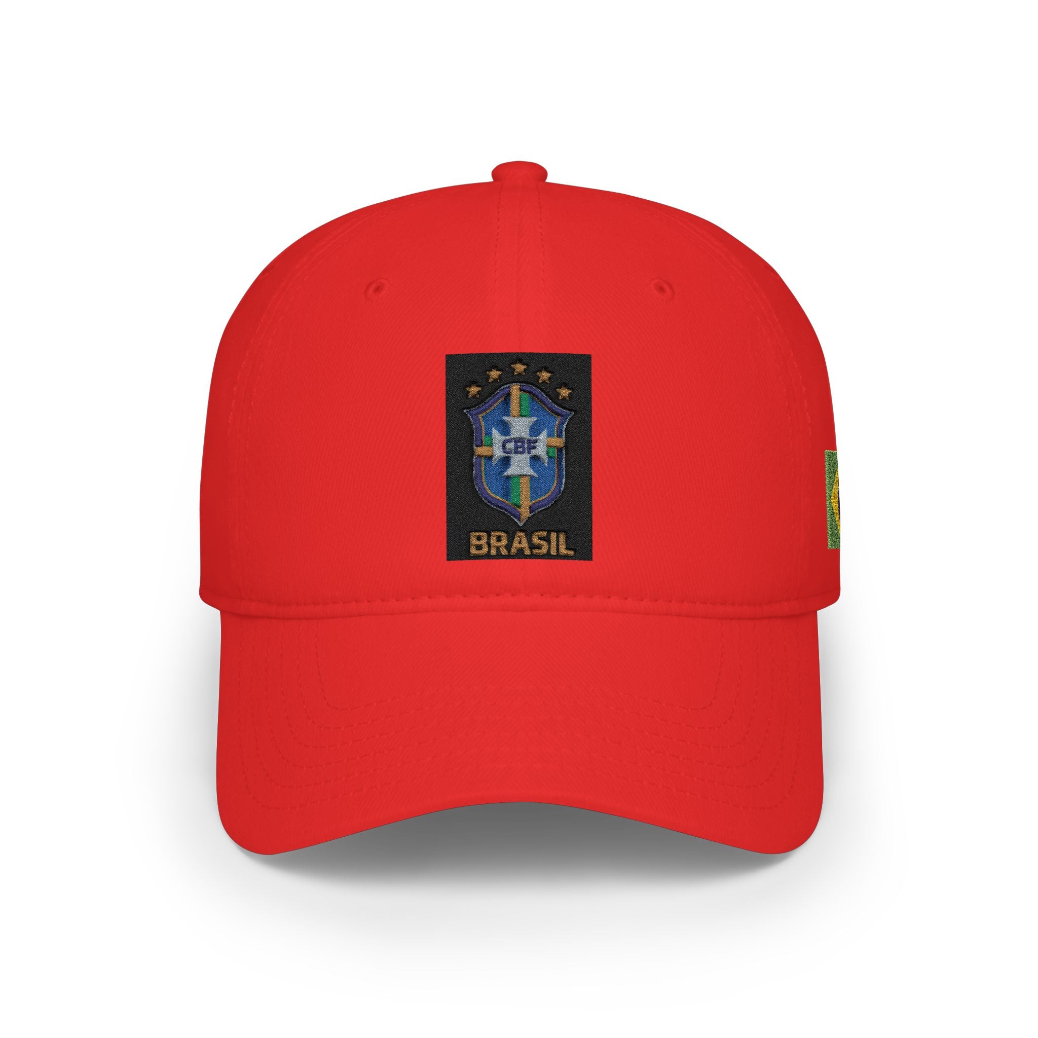 Brazil Crest Baseball Cap - Low Profile Hat with BRASIL Patch