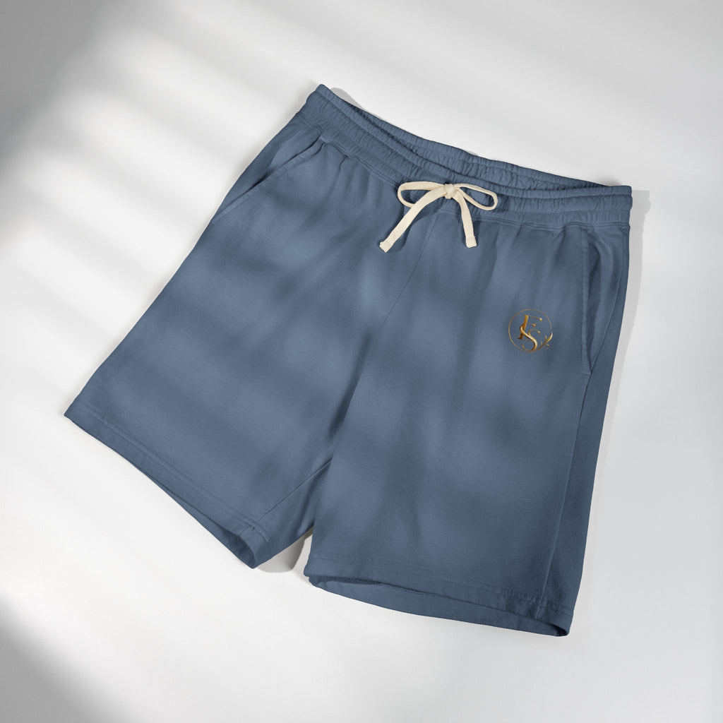 Lightweight Fleece Sweat Shorts — Garment-Dyed Casual Lounge Shorts