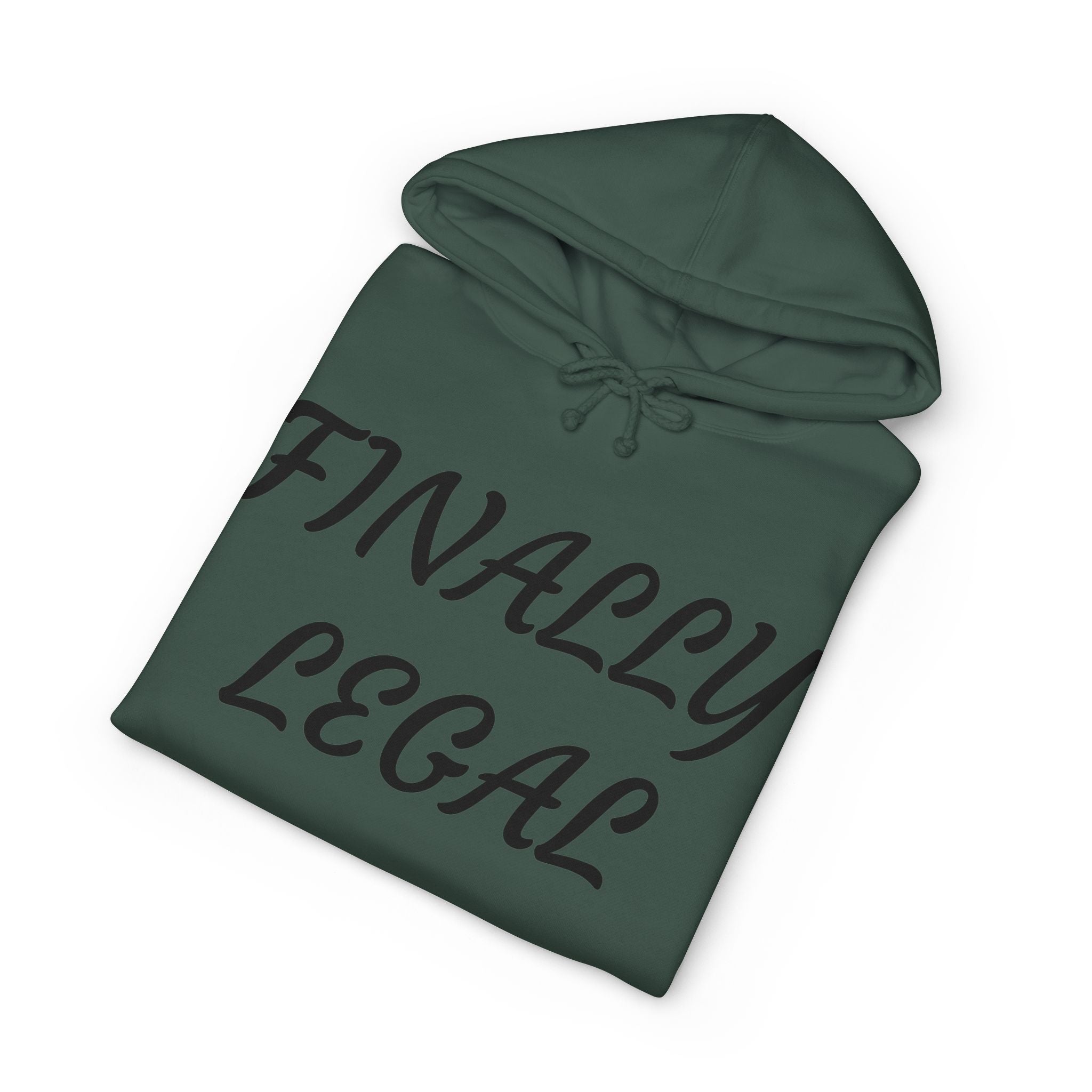 Hoodie — "Finally Legal"  Birthday Celebration Sweatshirt