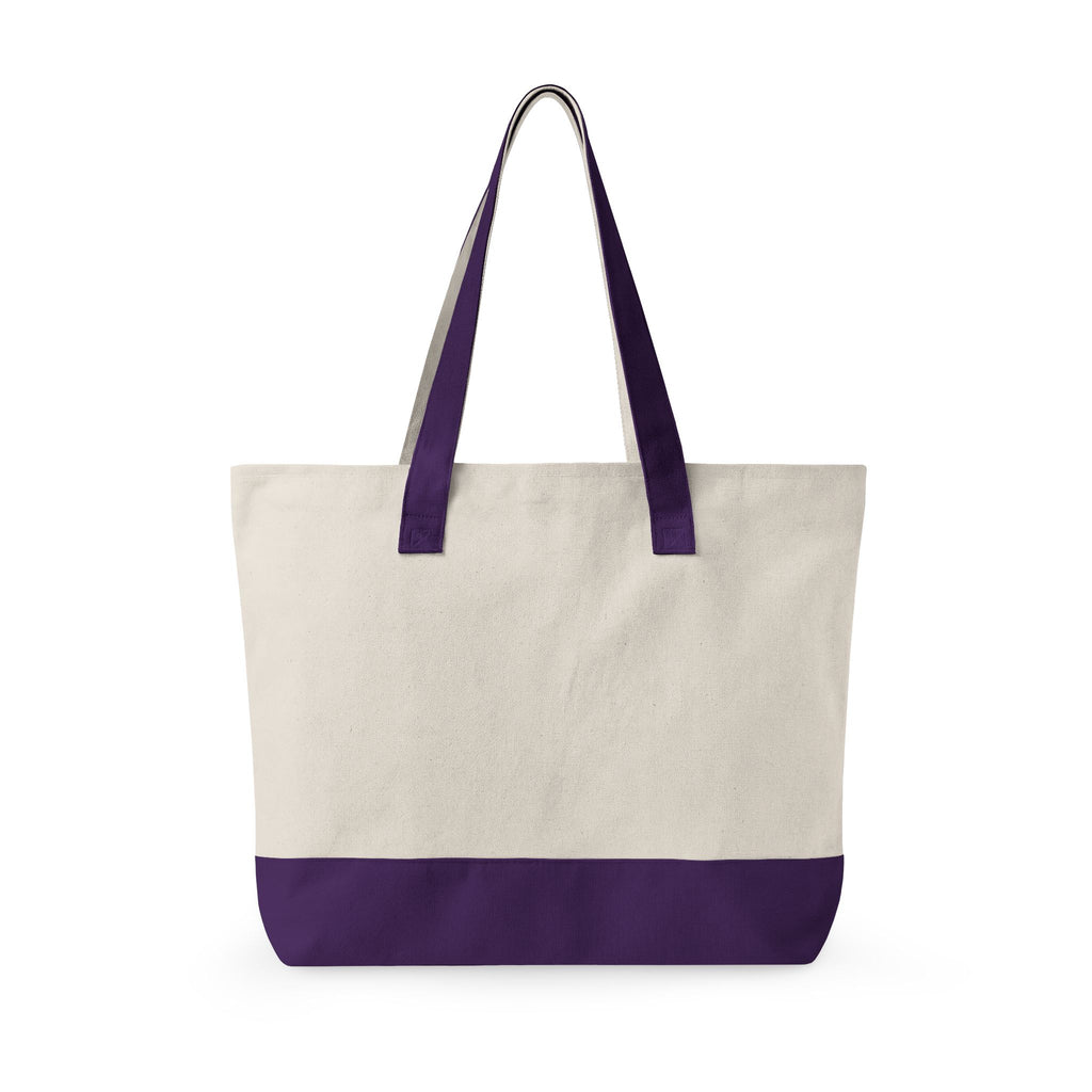 Canvas Tote Bag — Colorful Cartoon Sea Creature Design
