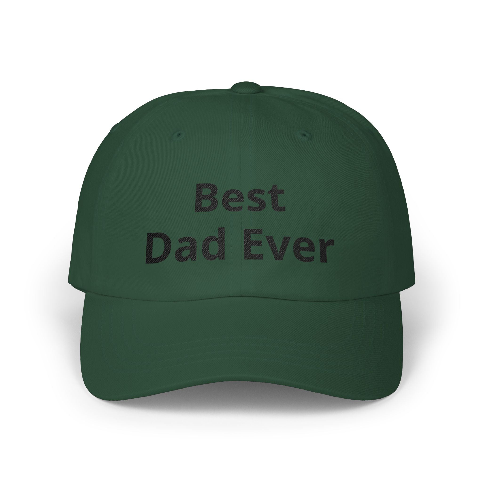 Best Dad Ever Embroidered Dad Cap — "I love you papa" Back Hat