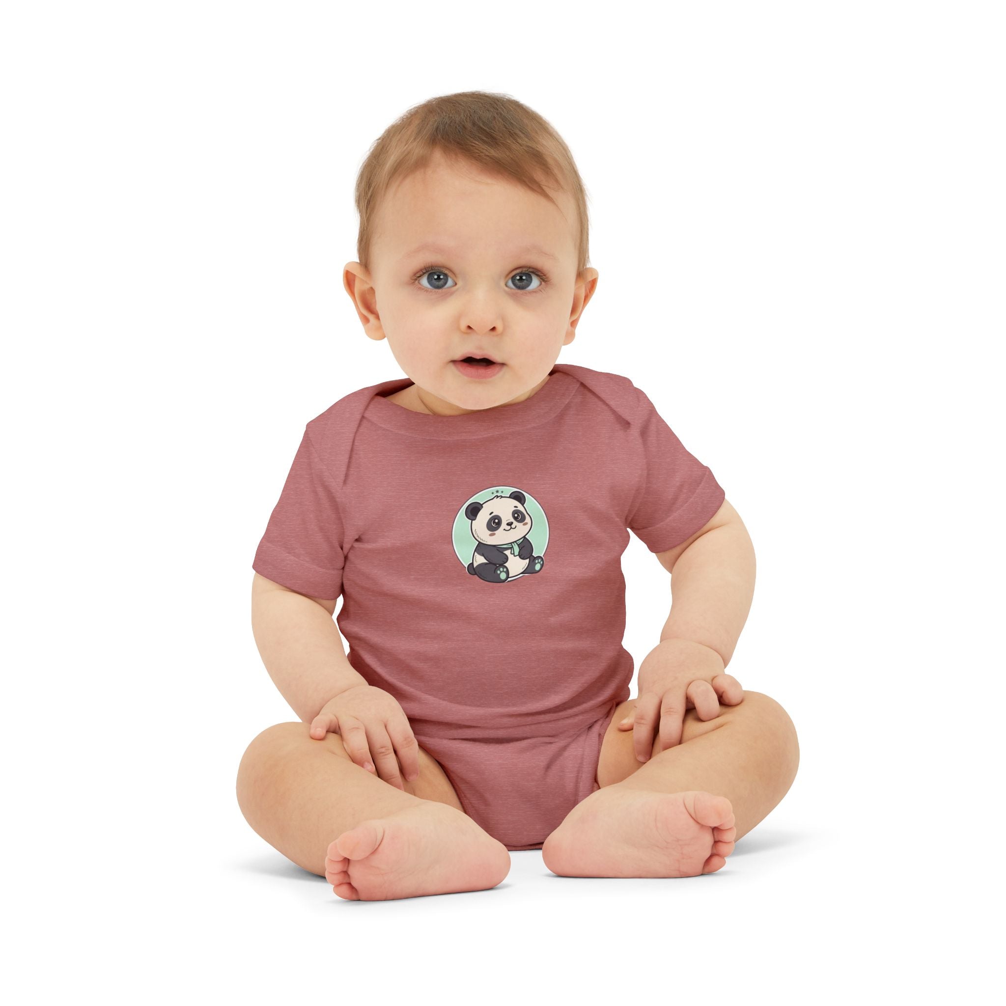 Panda Baby Onesie – Cute Infant Jersey One-Piece with Adorable Panda Graphic