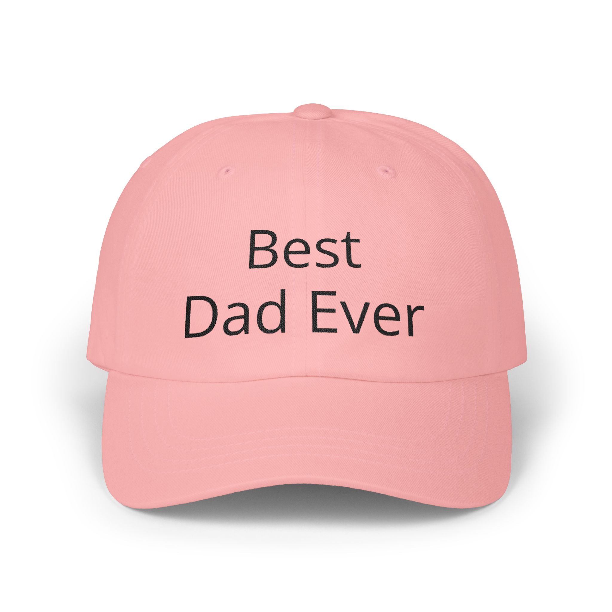 Best Dad Ever Embroidered Dad Cap — "I love you papa" Back Hat