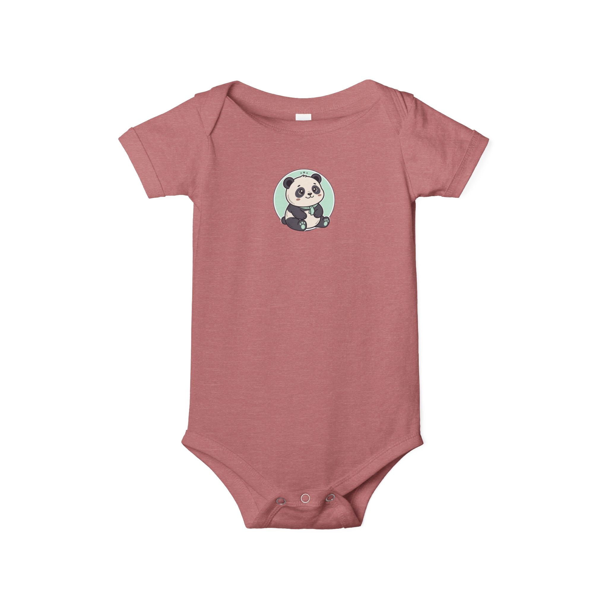 Panda Baby Onesie – Cute Infant Jersey One-Piece with Adorable Panda Graphic