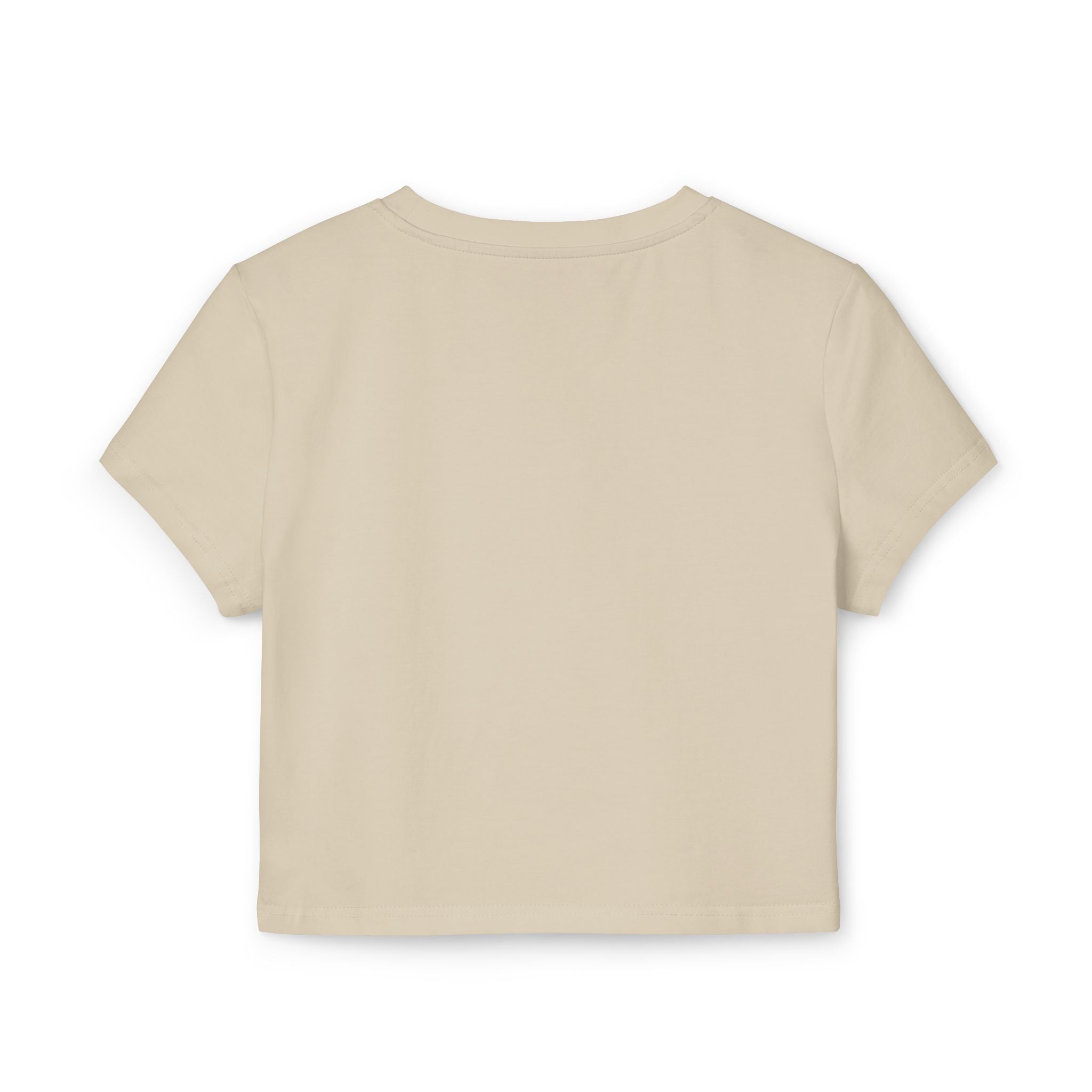 Too Hot to Handle Women's Baby Tee — Funny Slogan Crop Top