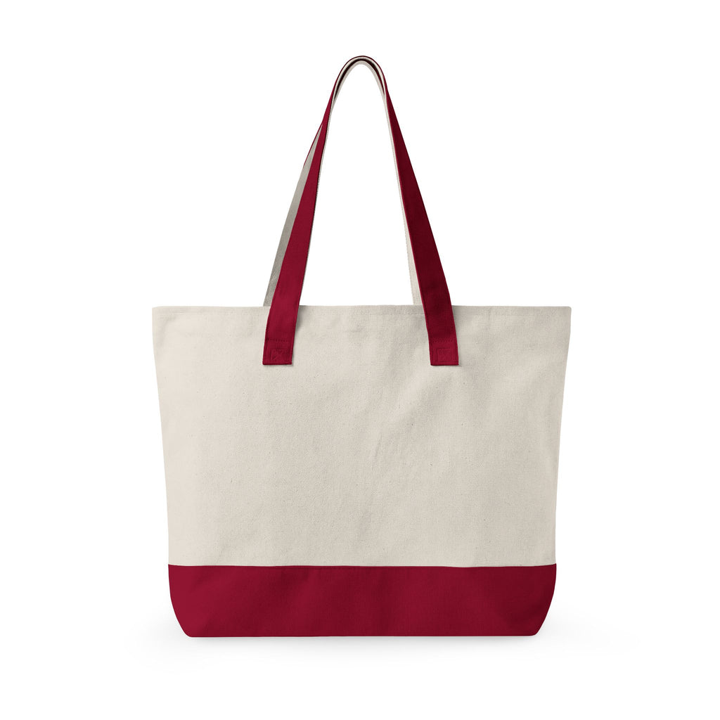 Canvas Tote Bag — Colorful Cartoon Sea Creature Design