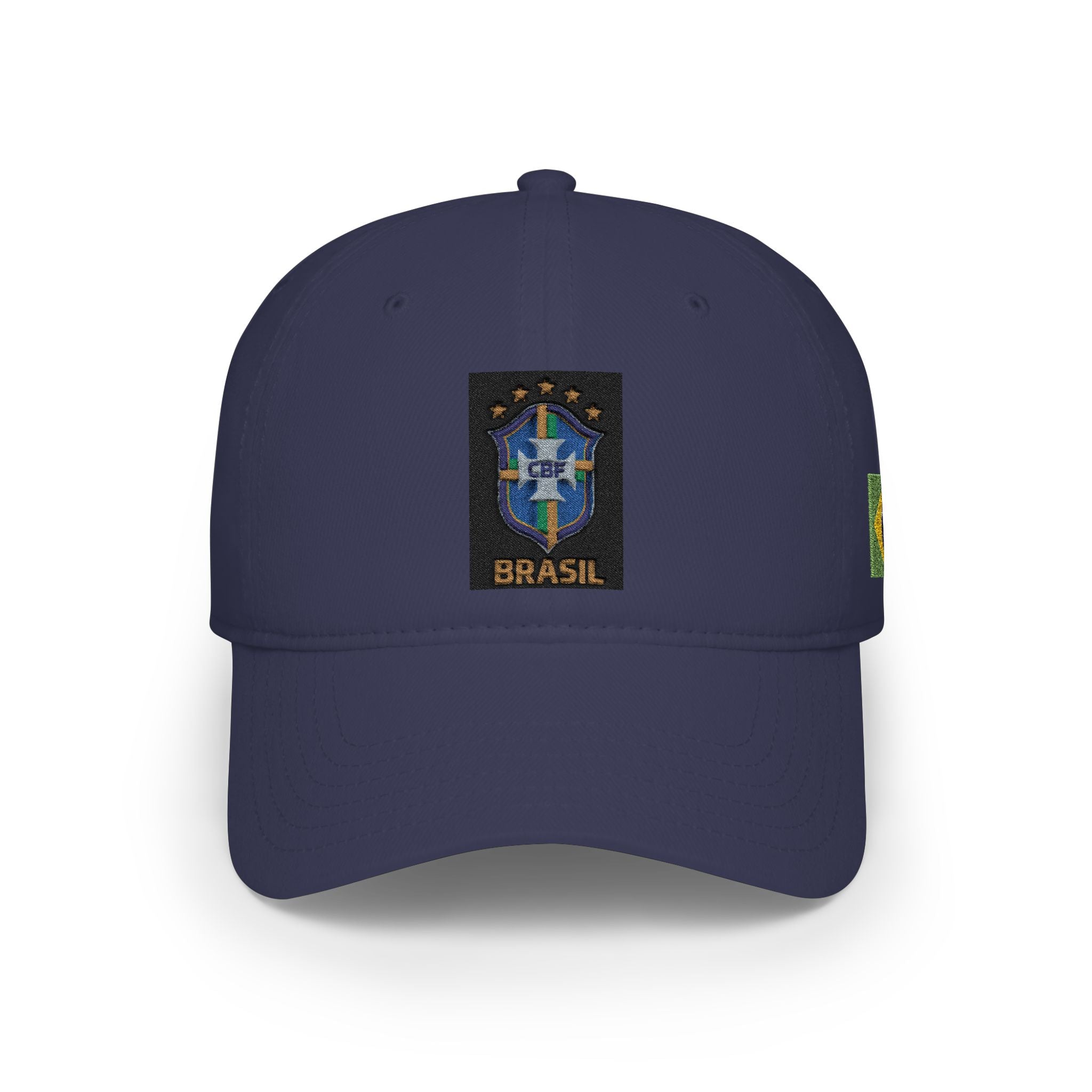 Brazil Crest Baseball Cap - Low Profile Hat with BRASIL Patch