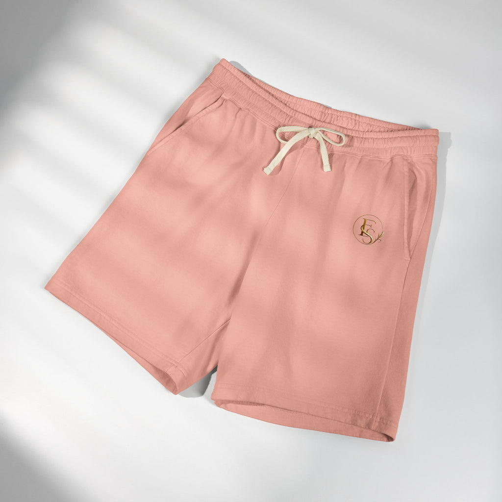 Lightweight Fleece Sweat Shorts — Garment-Dyed Casual Lounge Shorts