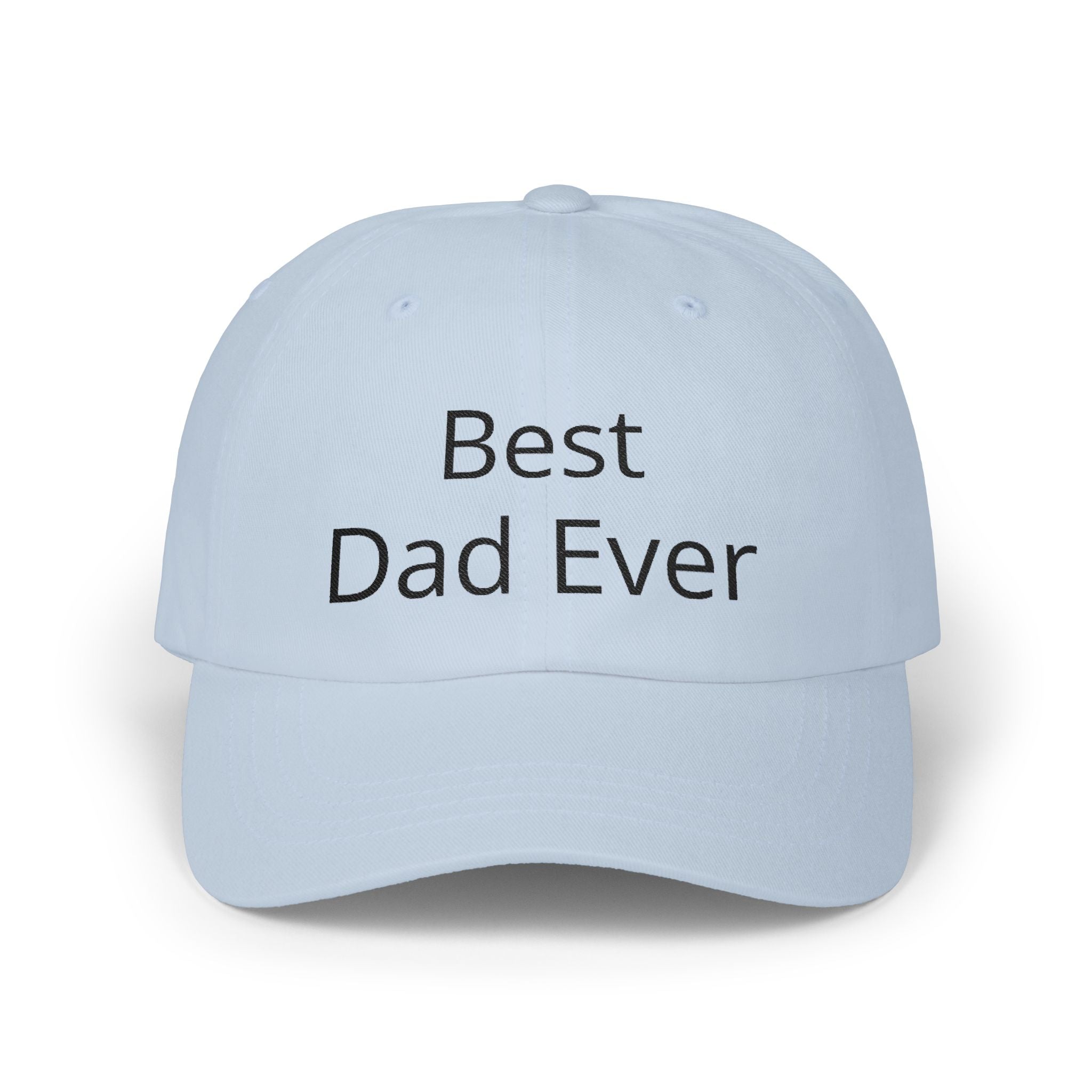 Best Dad Ever Embroidered Dad Cap — "I love you papa" Back Hat