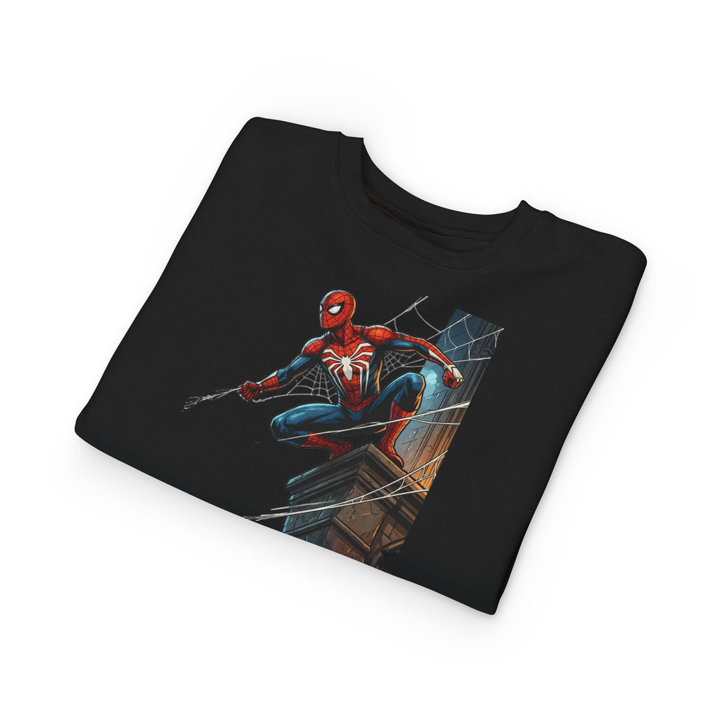Toddler Sweatshirt — Superhero Web-Swinging Graphic Pullover